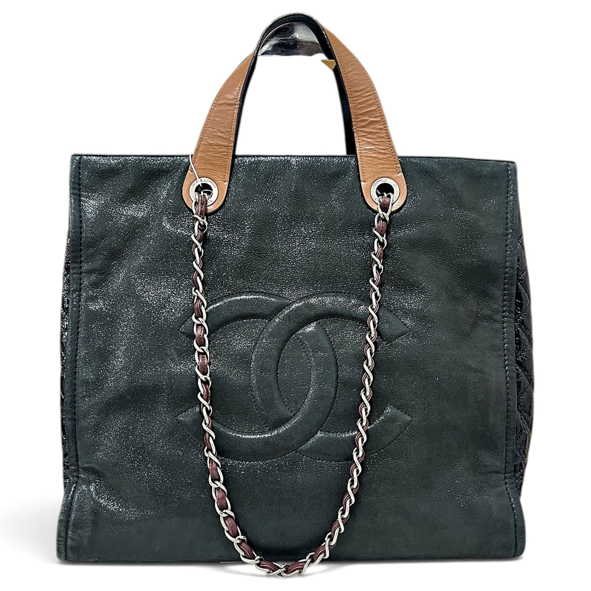 Leather tote