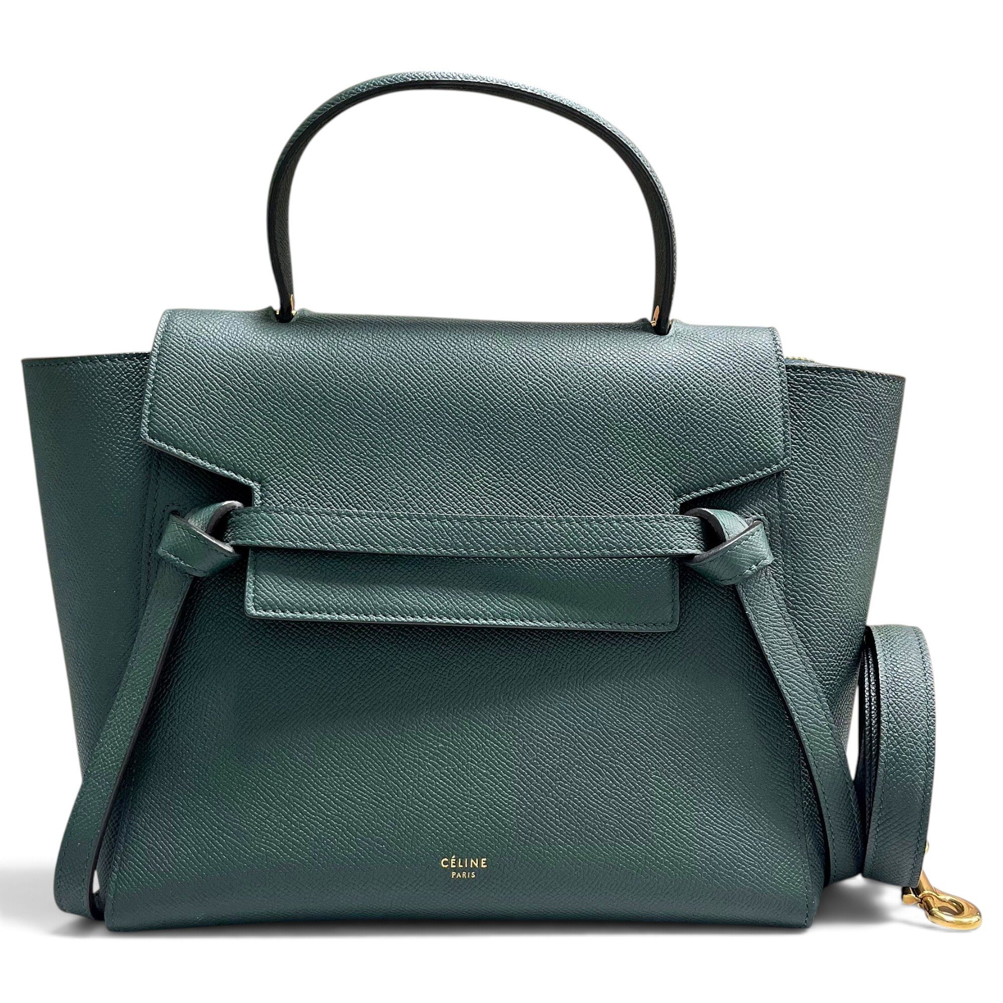 Belt leather handbag