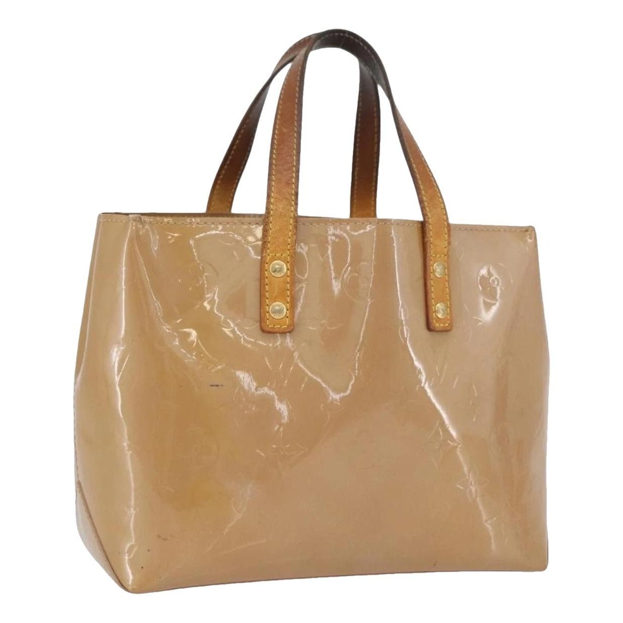 Patent leather handbag