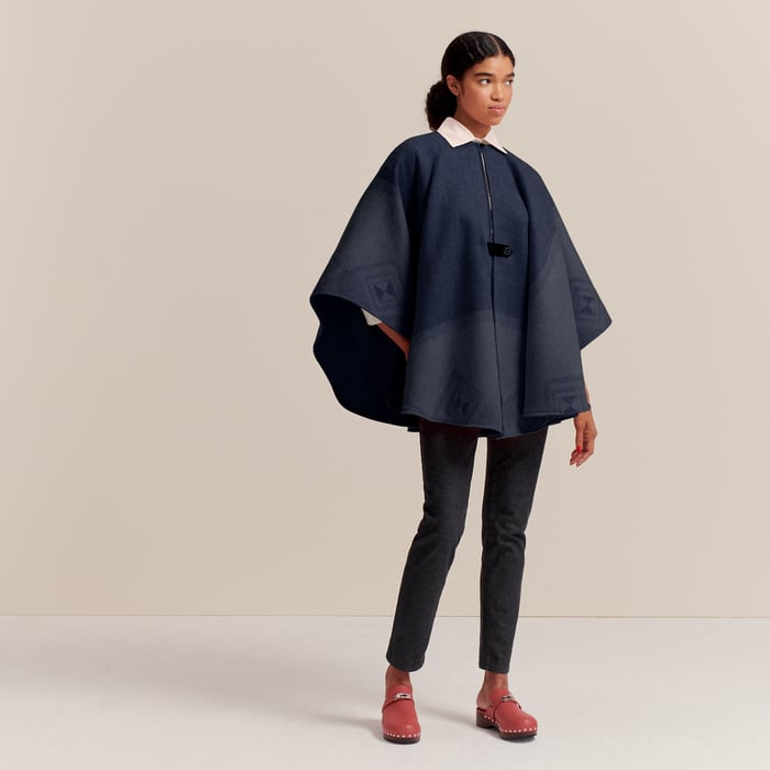 Warm Colors Wool Cape