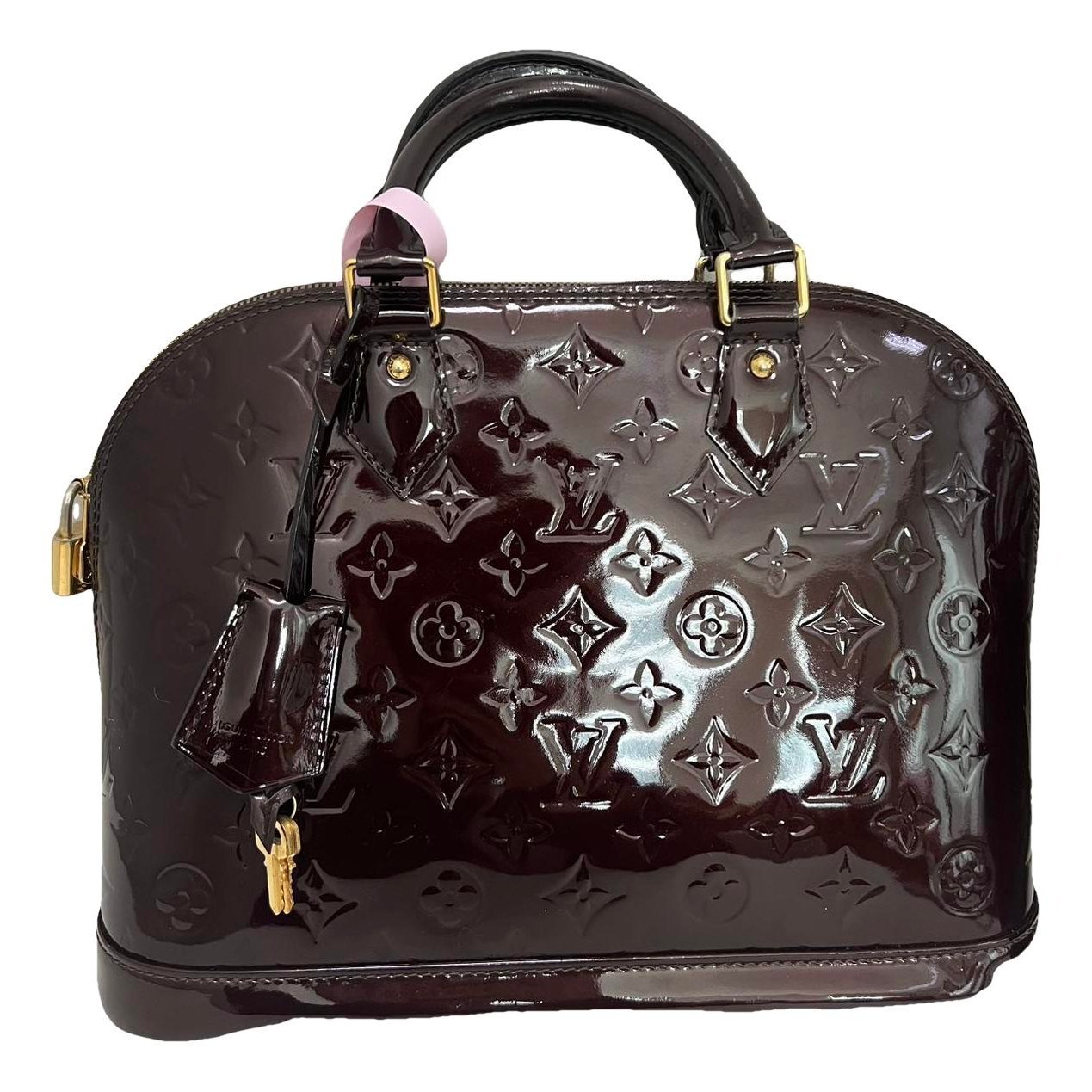 Alma patent leather handbag