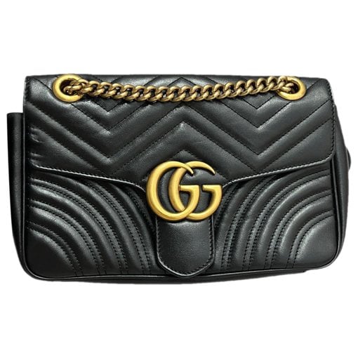GG Marmont Flap leather handbag