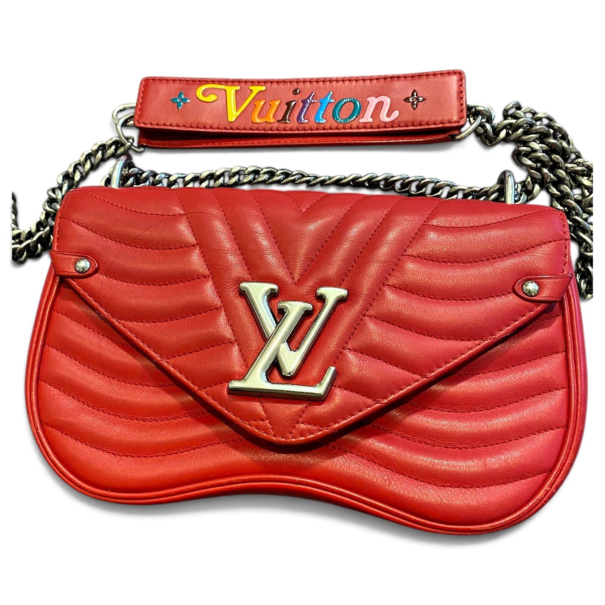 New Wave leather handbag