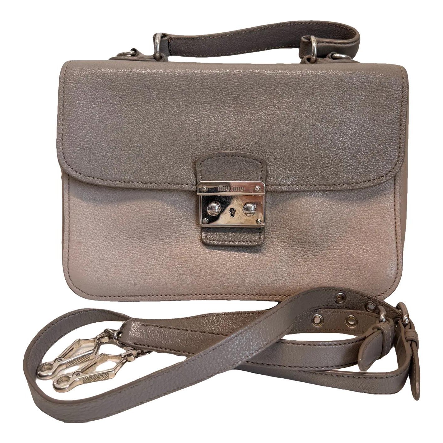 Leather handbag