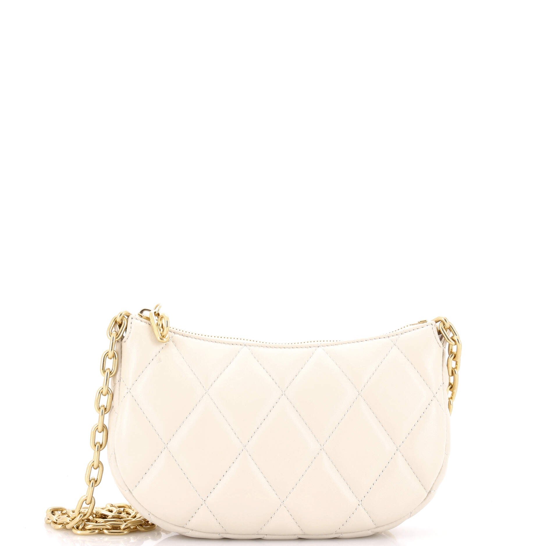 Rocking Horse Chain Pouch Quilted Leather Mini