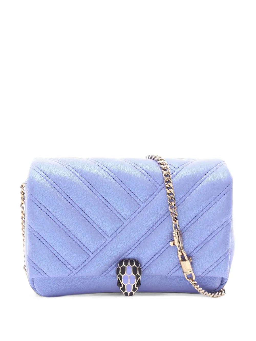 Bvlgari 2010s Serpenti quilted clutch bag