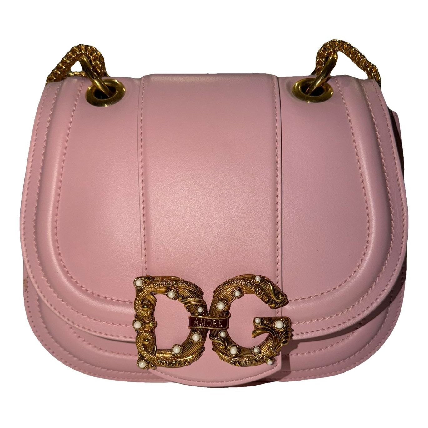 DG Amore leather crossbody bag