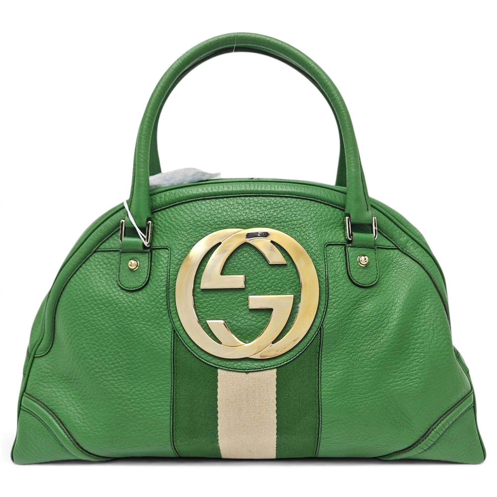 Bamboo Ring leather tote