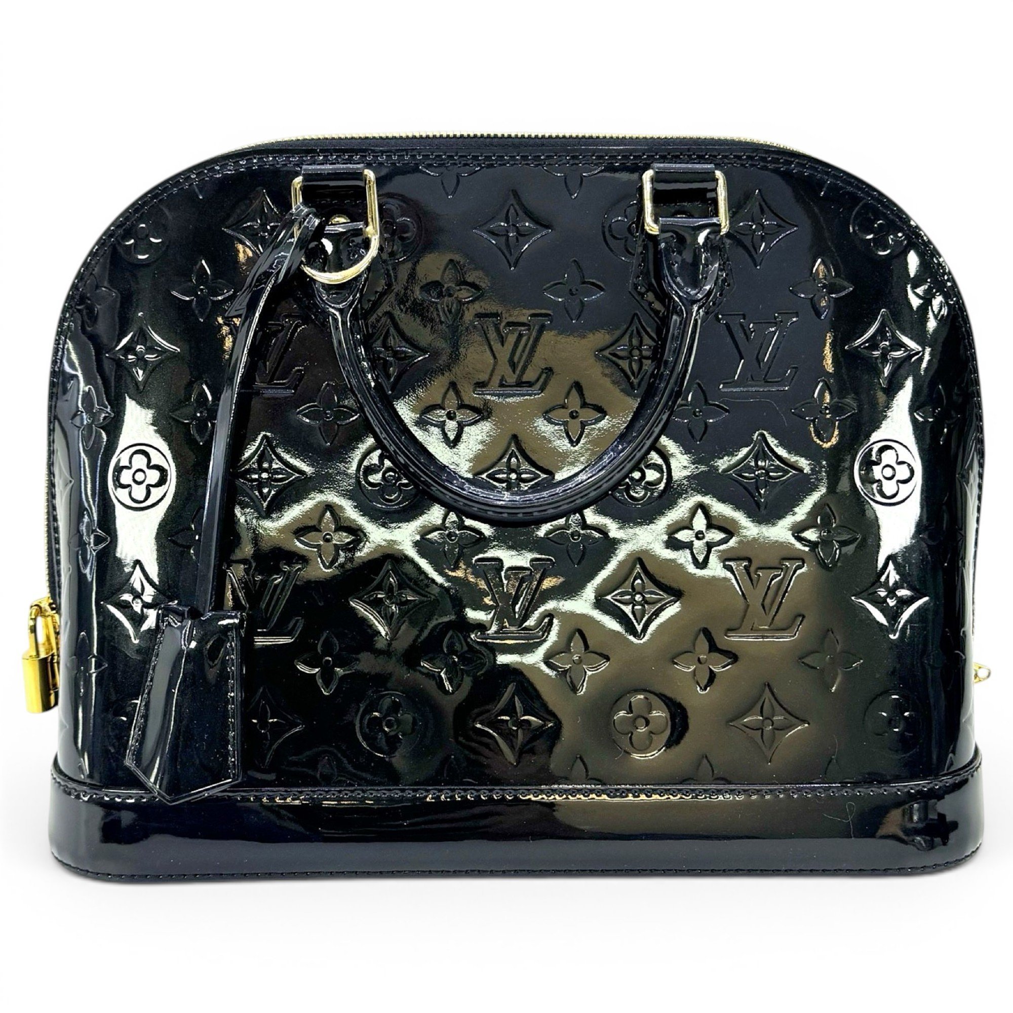 Alma patent leather handbag