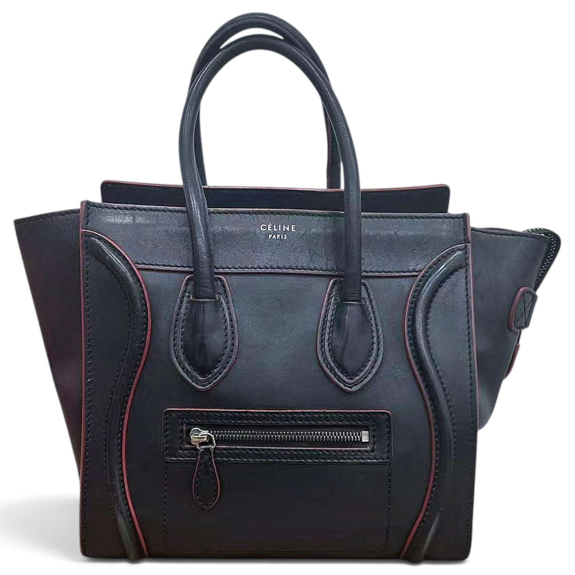Luggage leather handbag