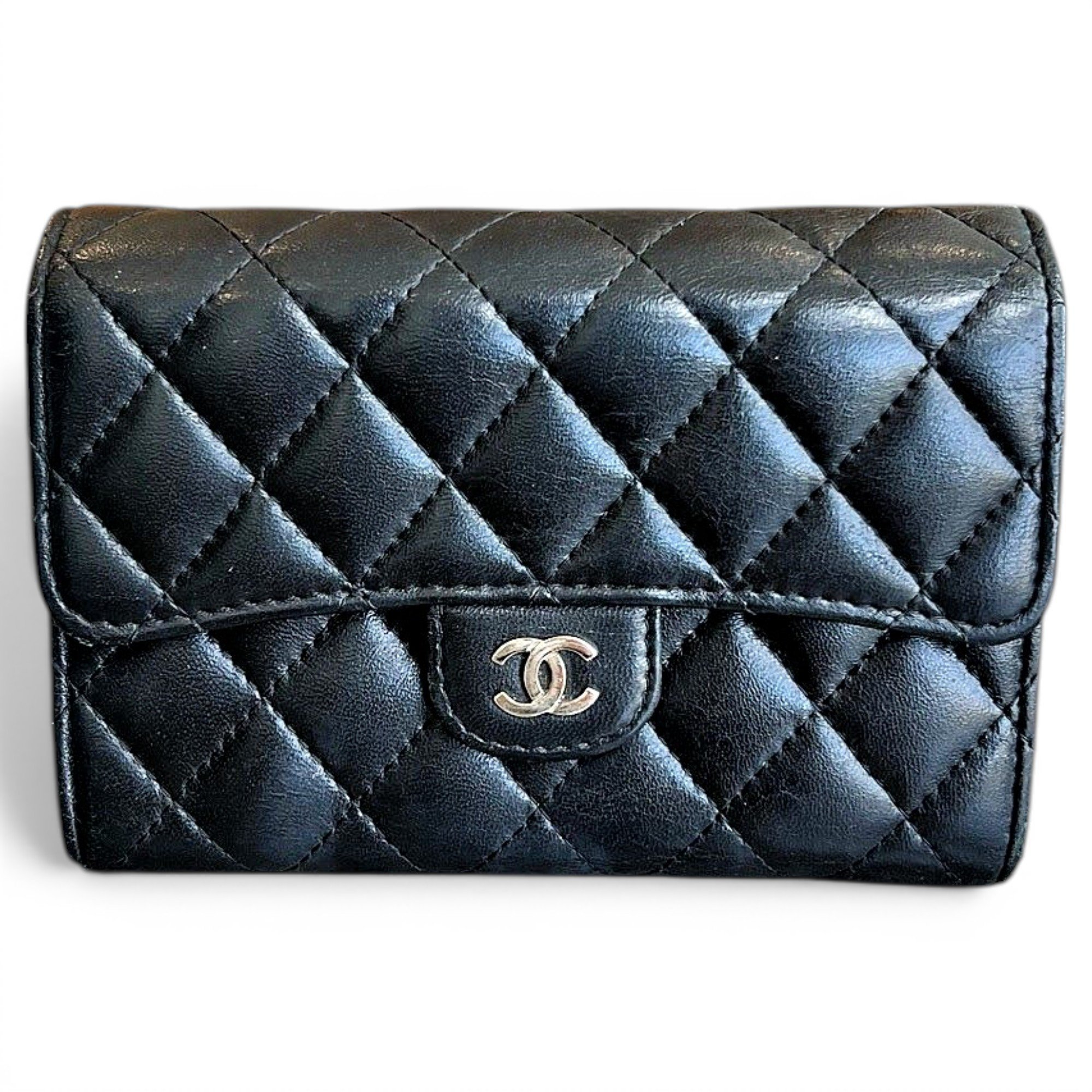 Wallet On Chain leather handbag