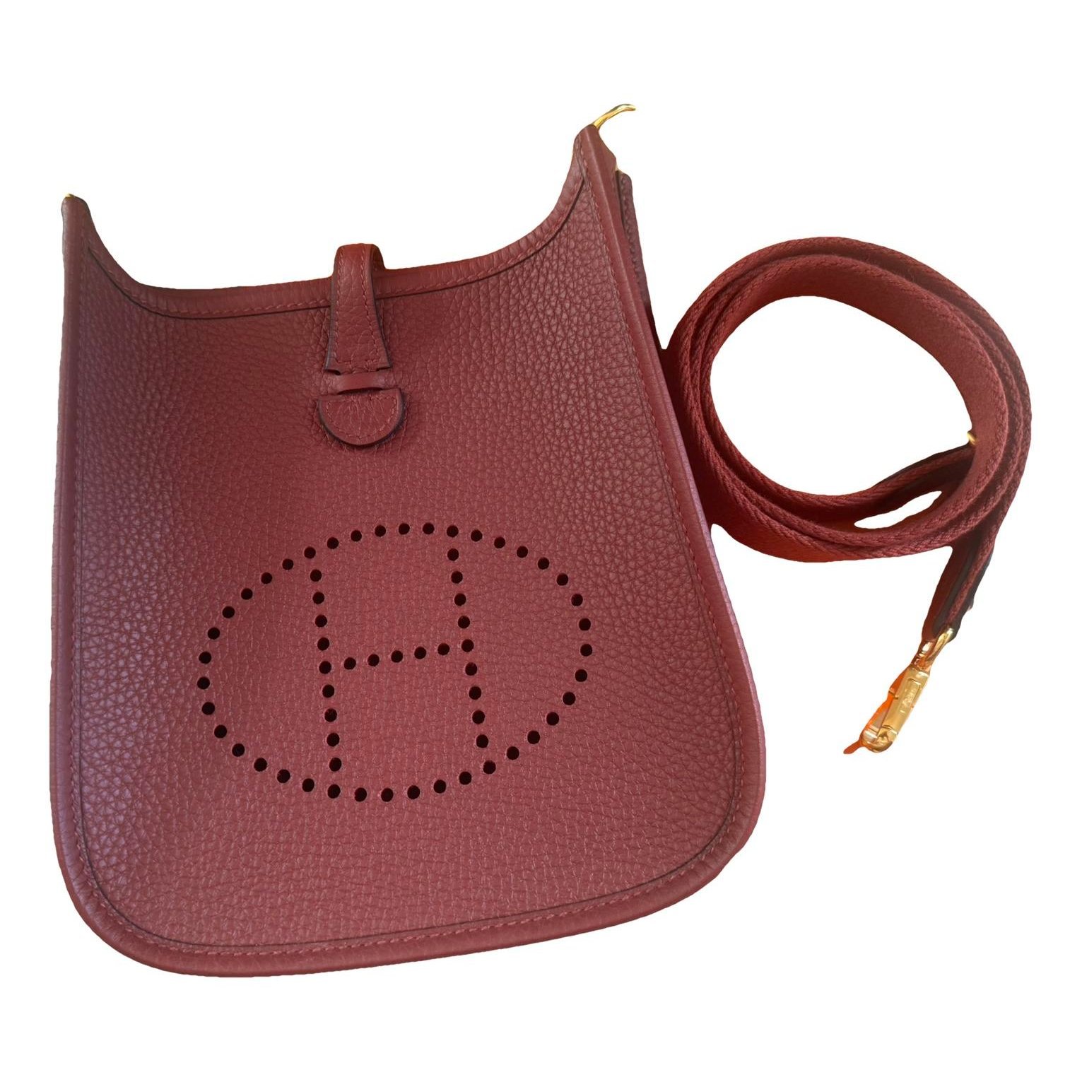 Hermes Evelyne Handbag Rouge H