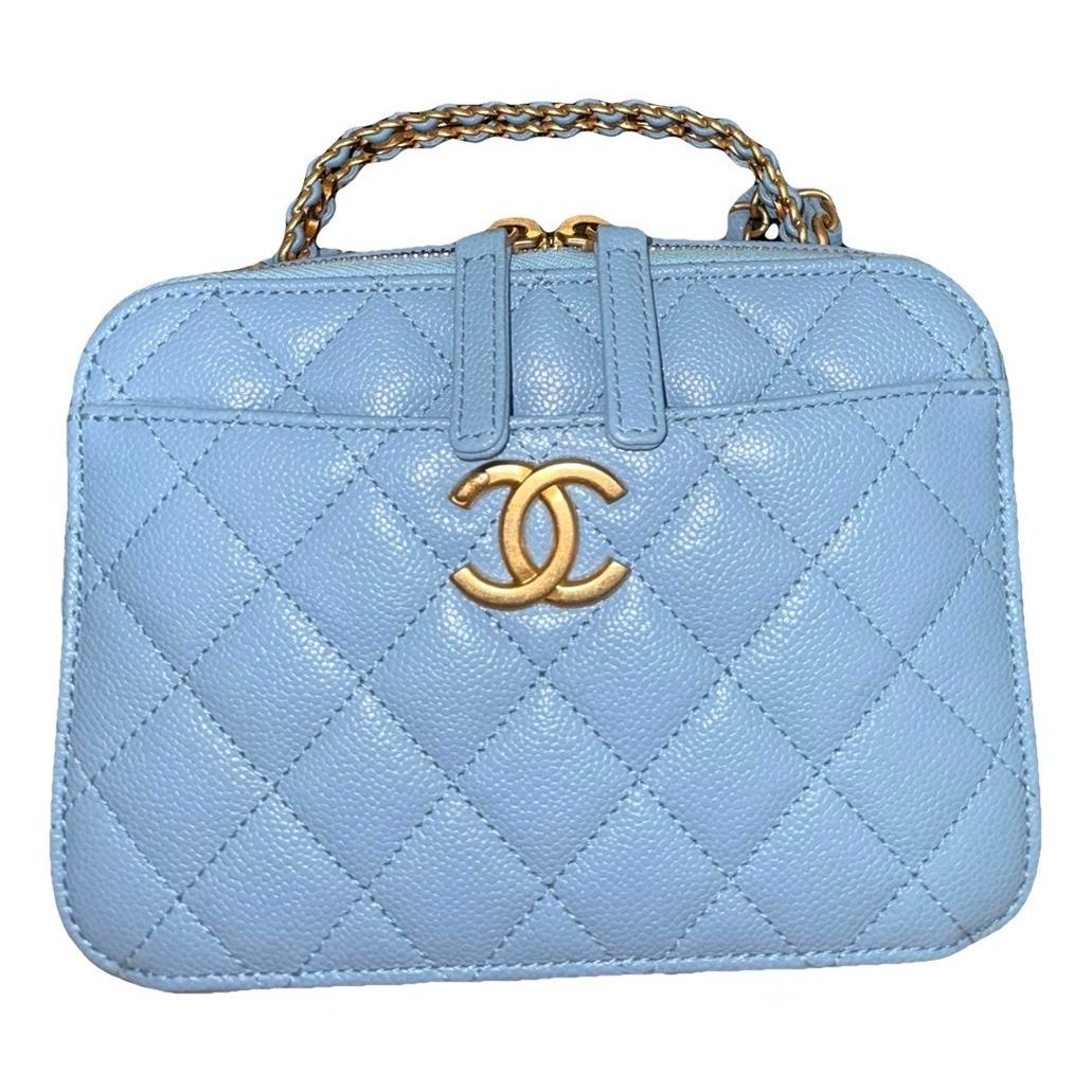 Vanity leather handbag