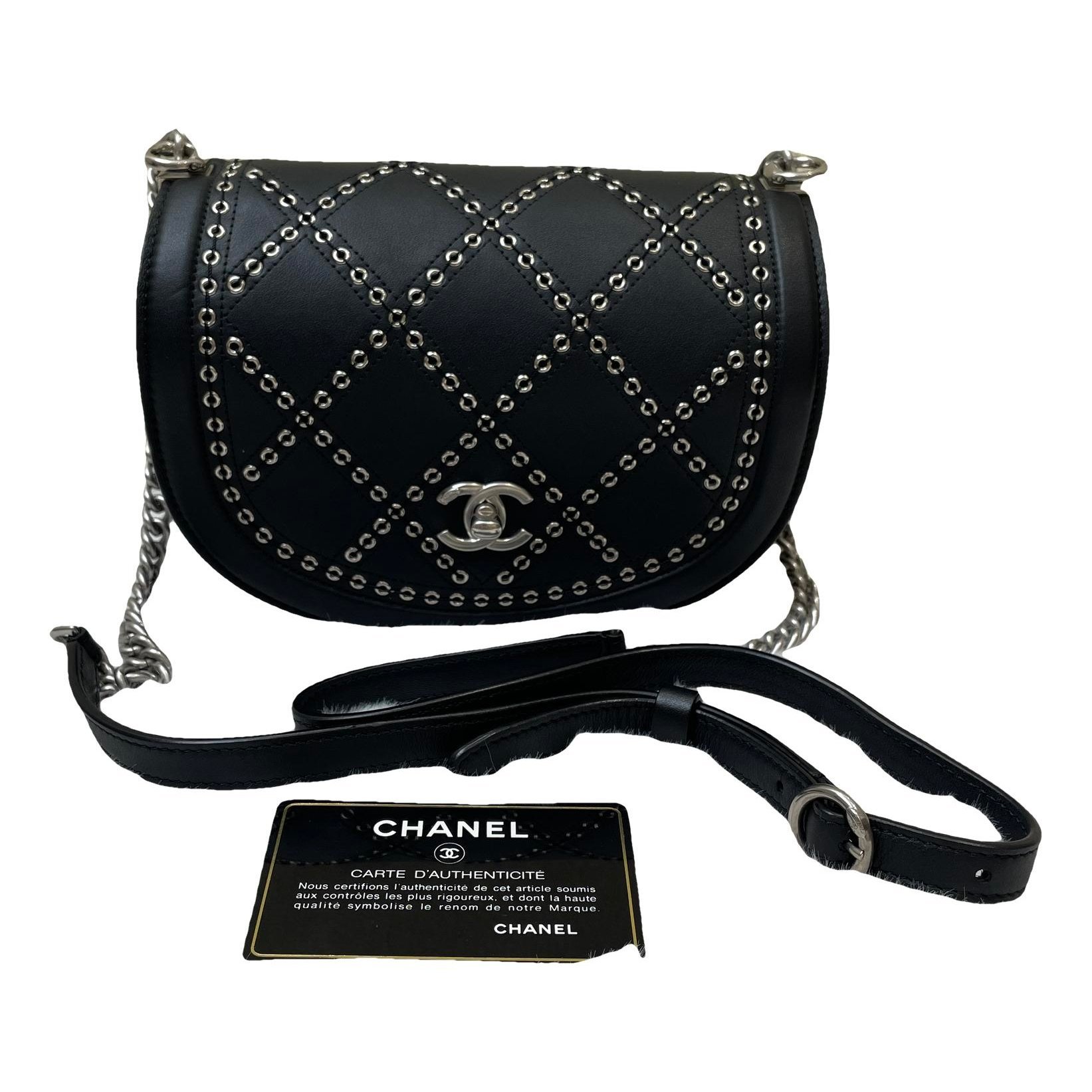 Leather crossbody bag