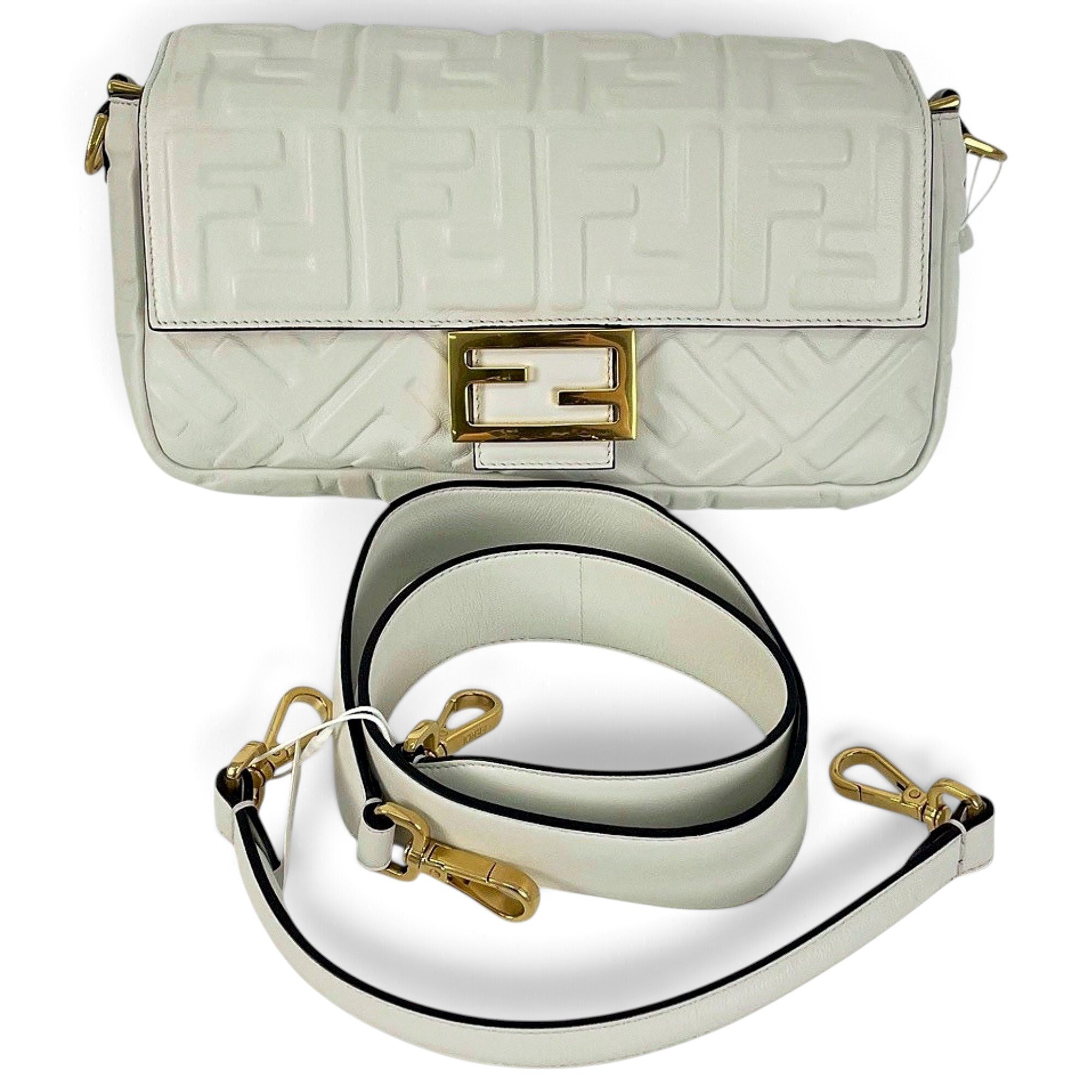 Baguette leather handbag