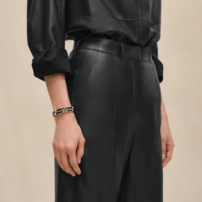 Gris Ardoise Wide Pants