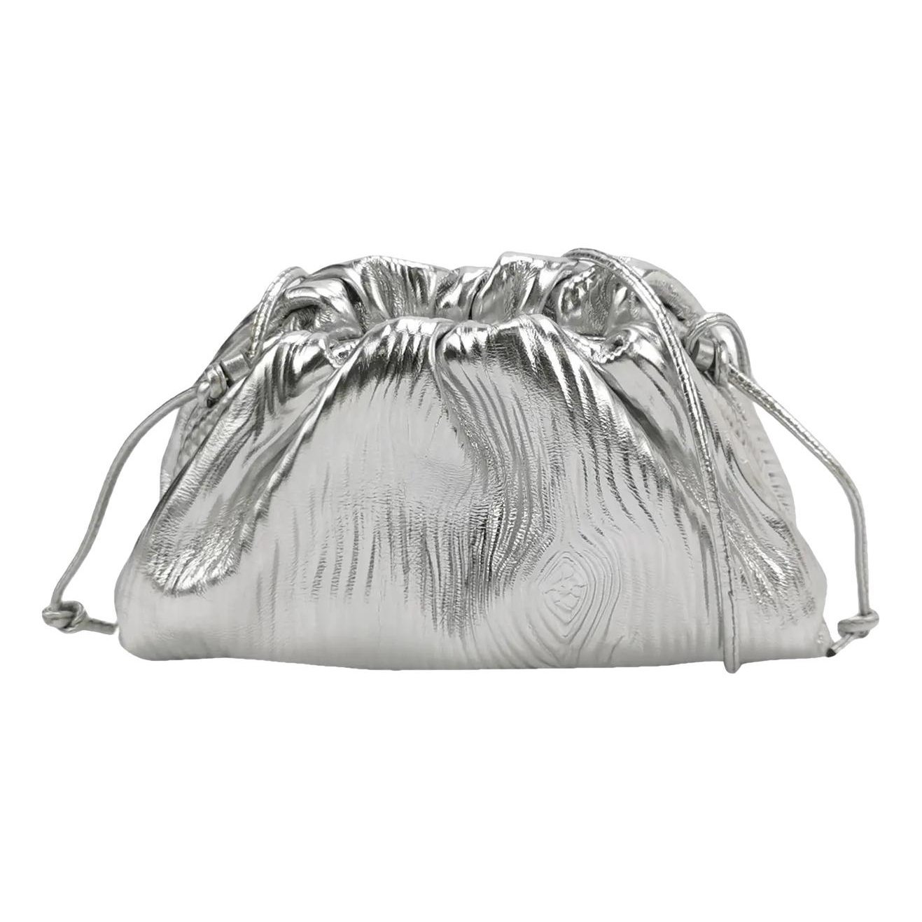 Pouch leather crossbody bag