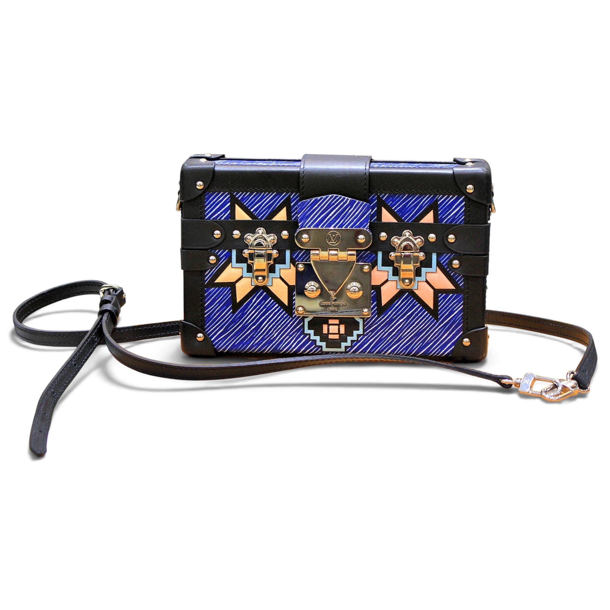 Pochette Trunk leather handbag