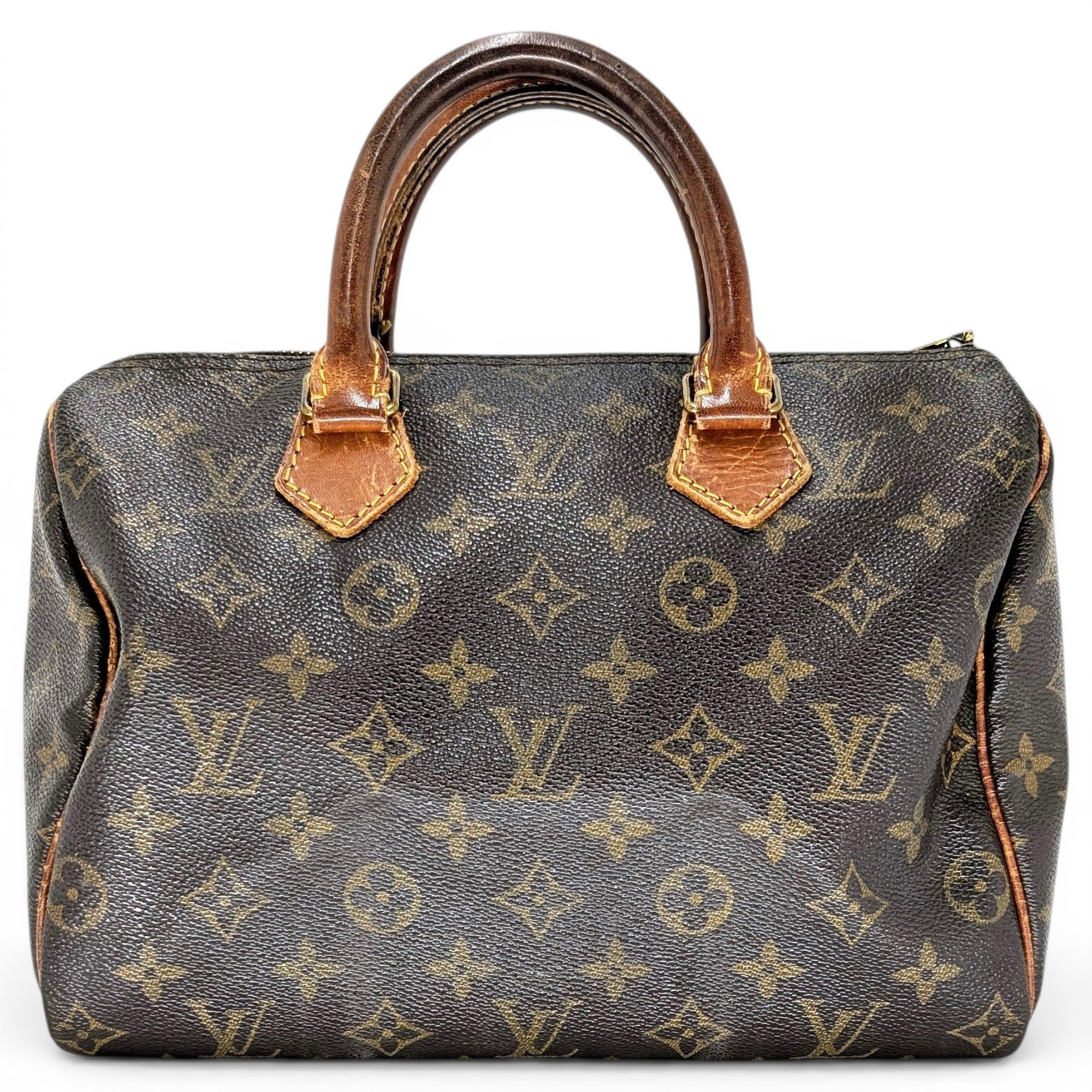 Speedy leather handbag
