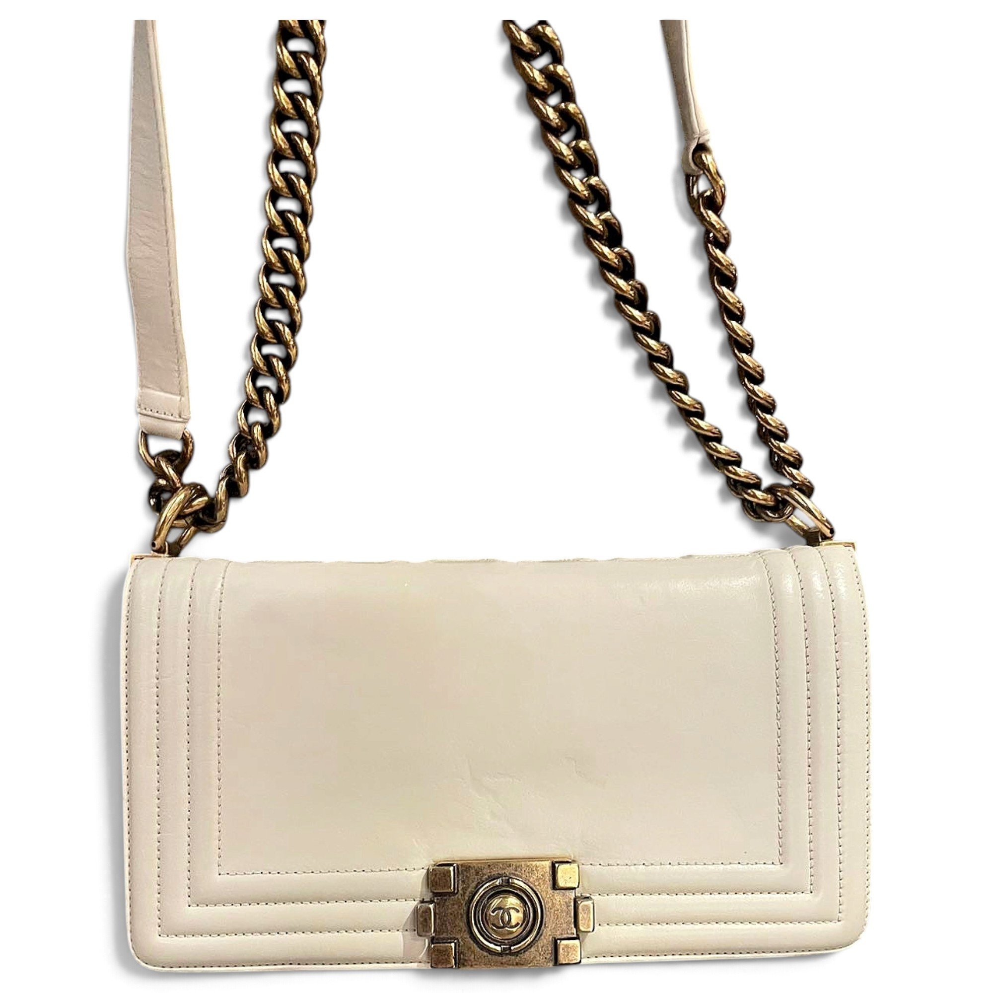 Boy leather crossbody bag