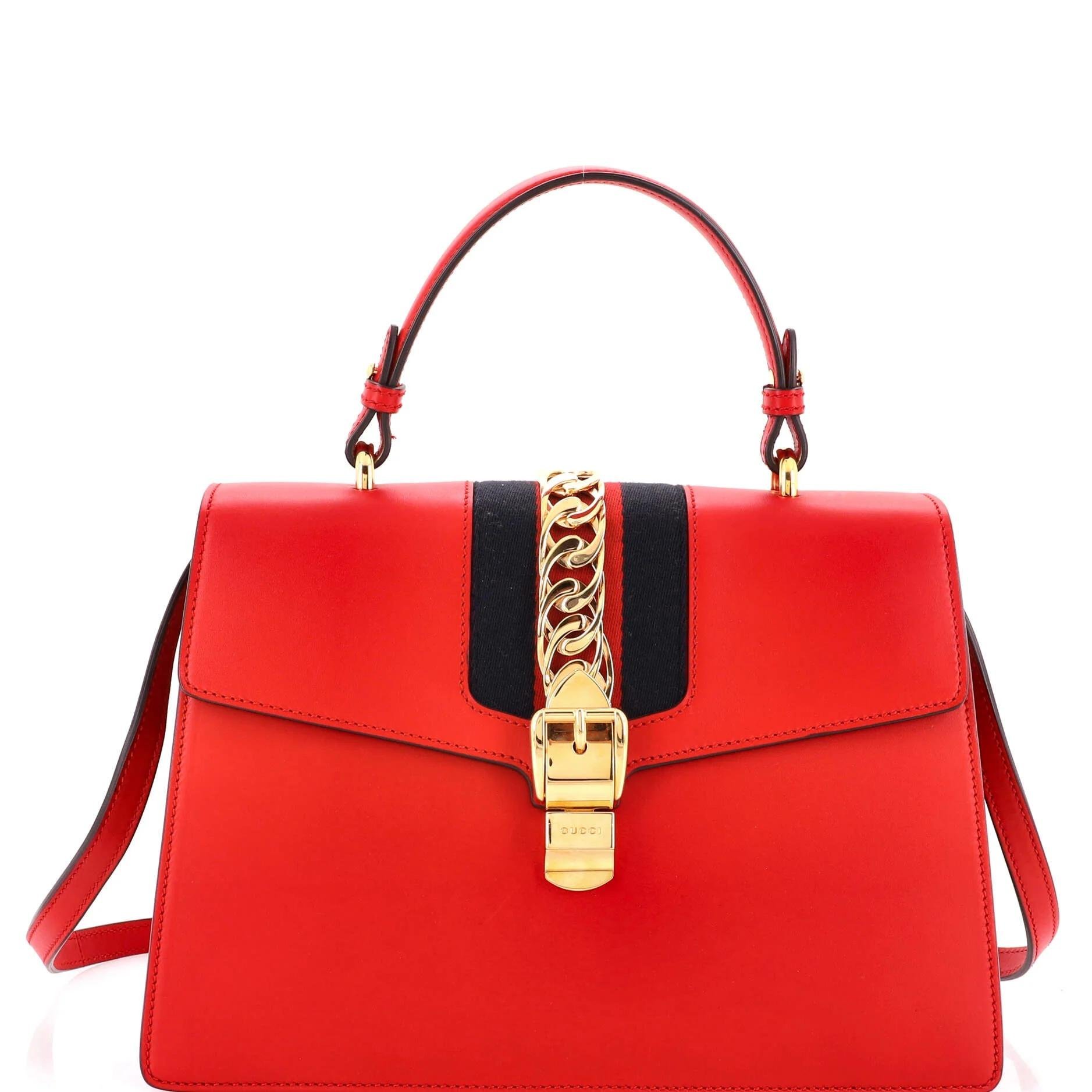Leather handbag