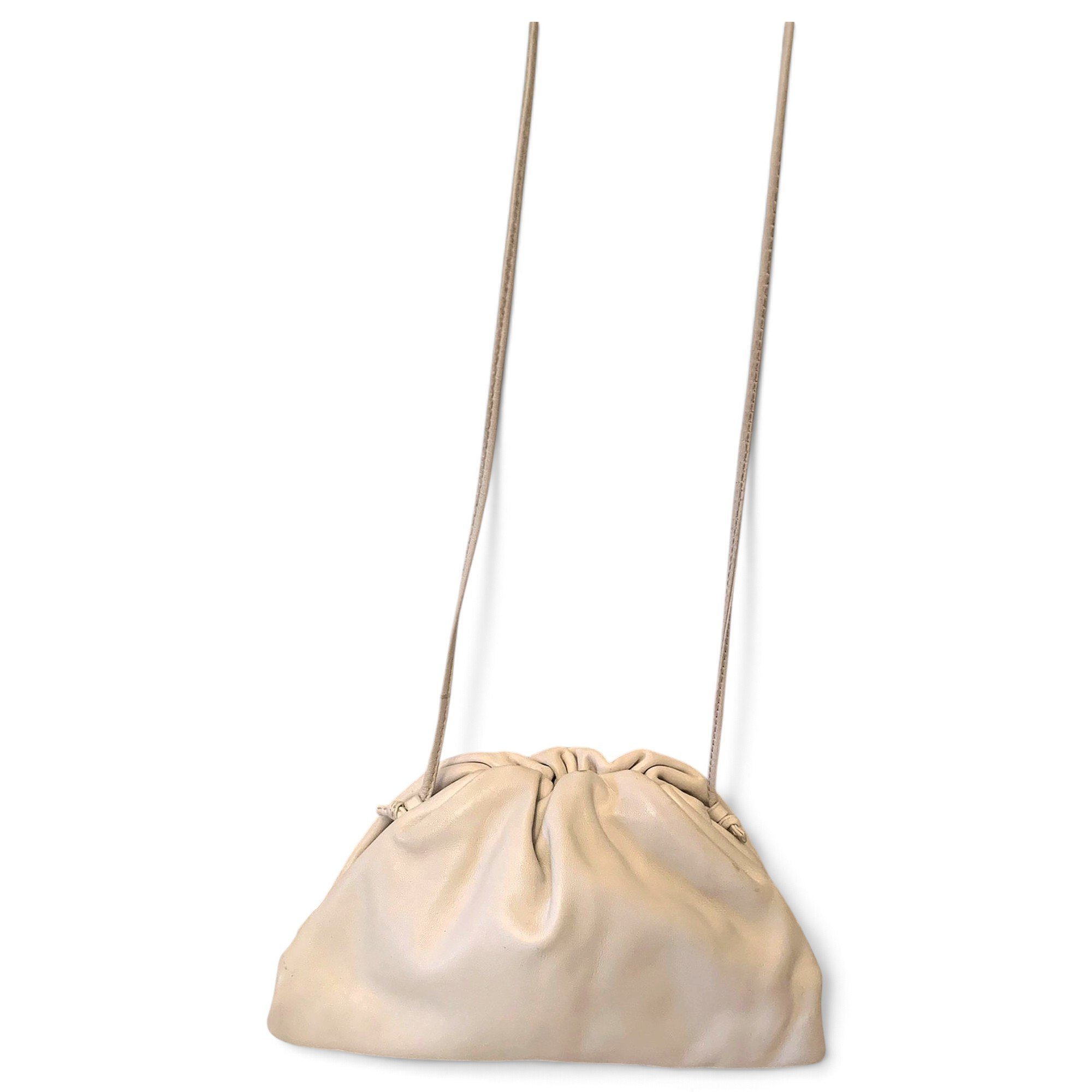 Pouch leather handbag