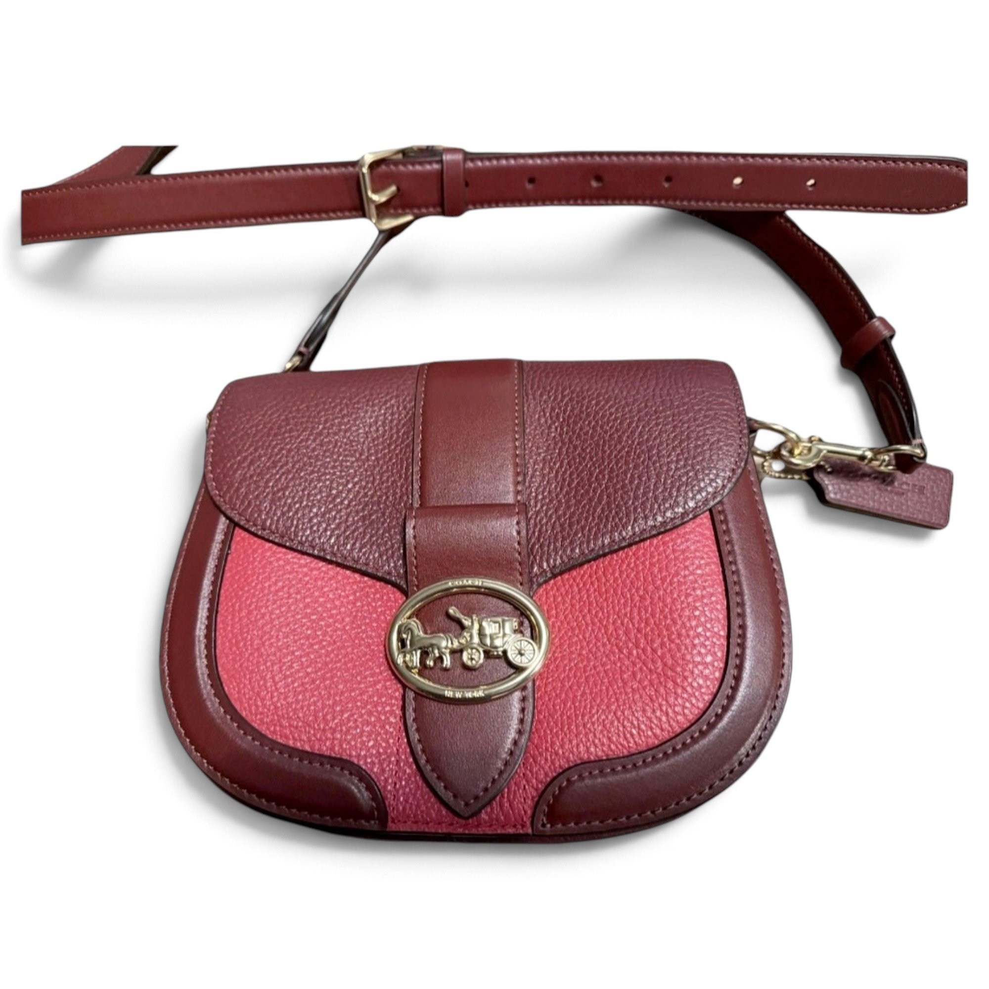 Leather crossbody bag