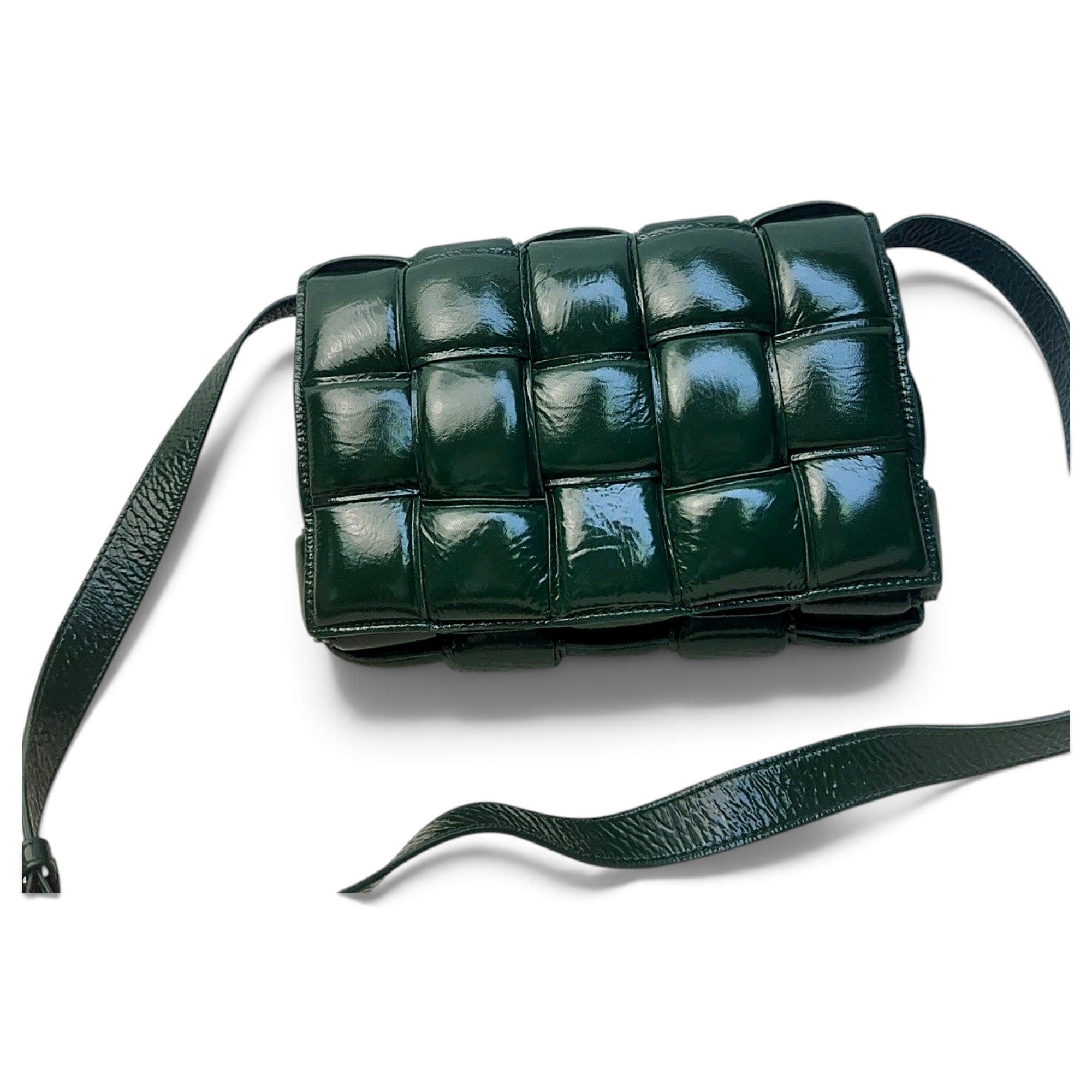 Cassette Padded leather handbag