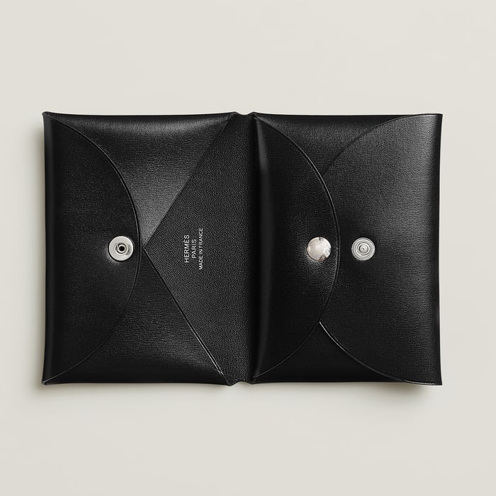 Noir Calvi Duo Compact Card Holder