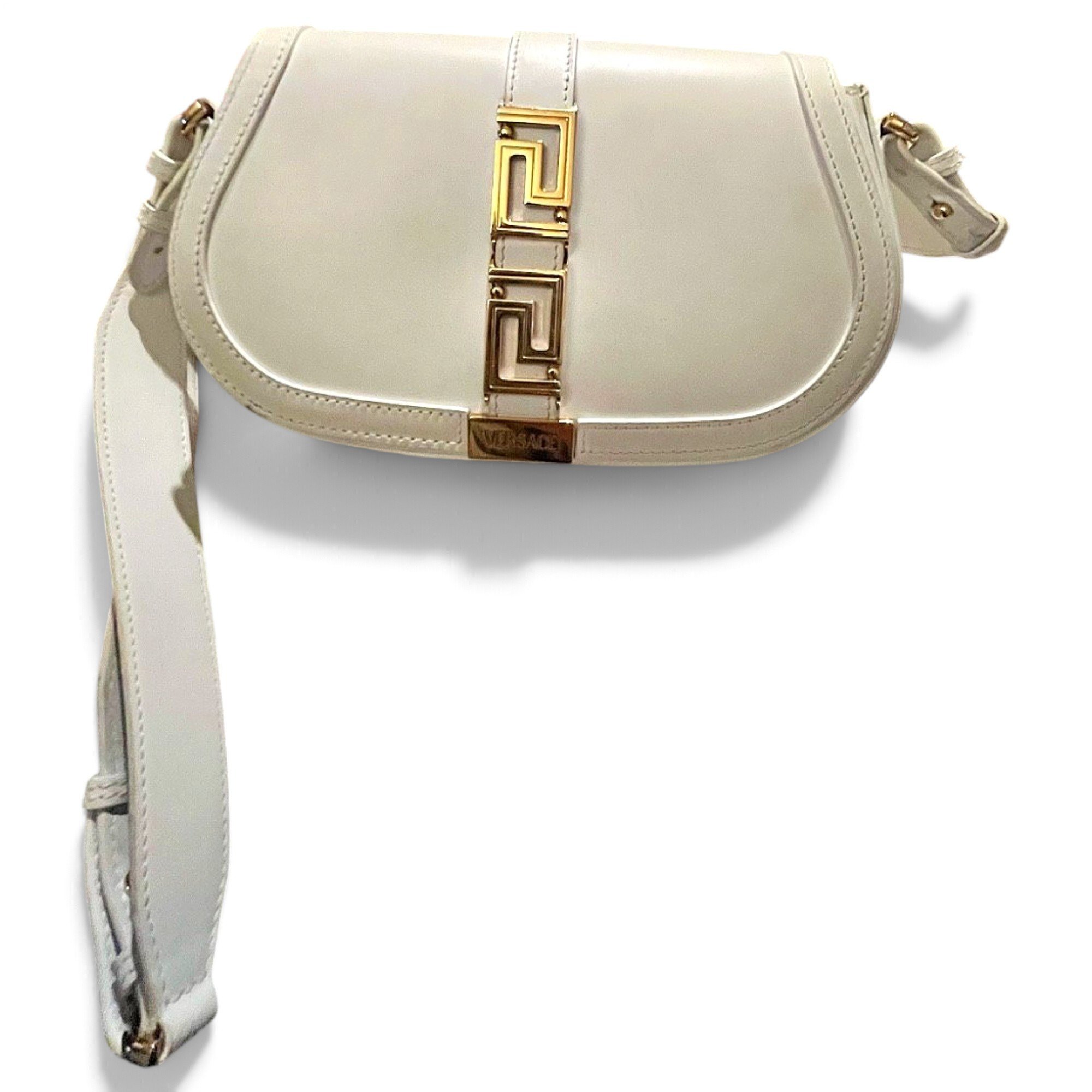 Greca Goddess leather handbag