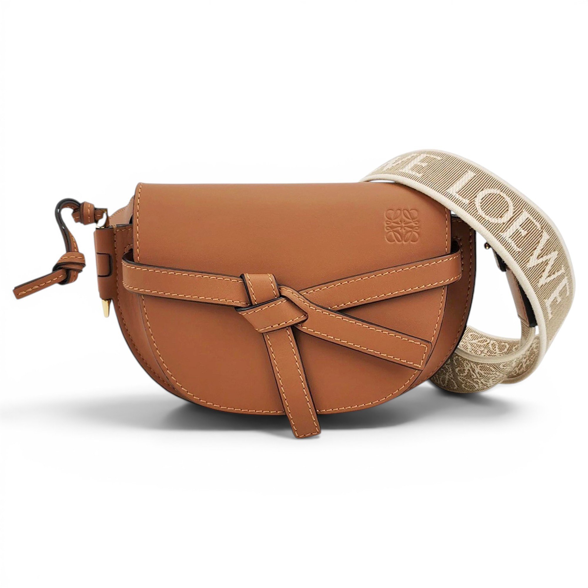 Gate leather crossbody bag