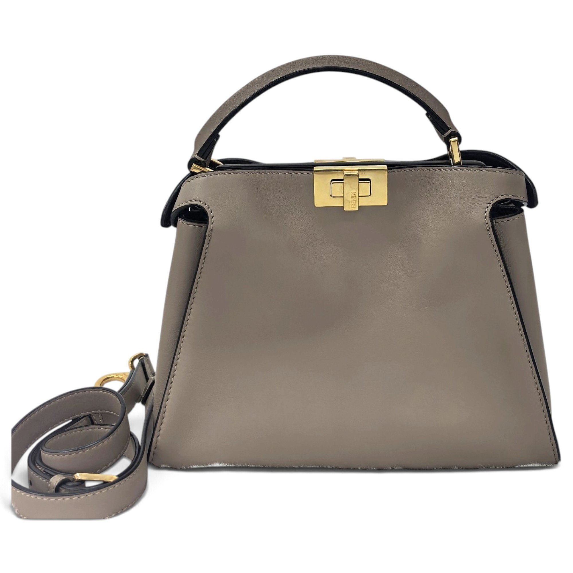 Fendi Peekaboo X-Lite leather handbag
