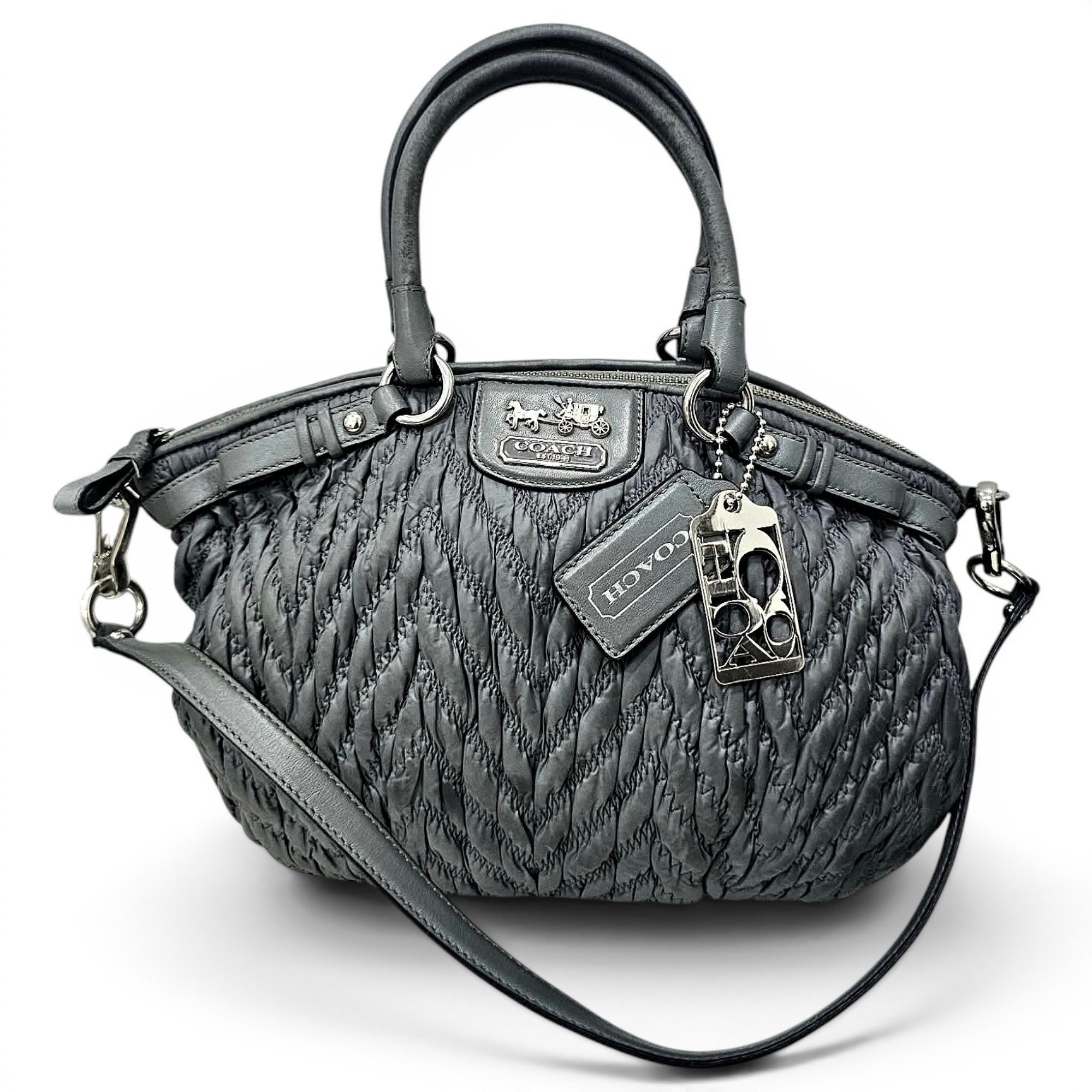 Madison cloth satchel