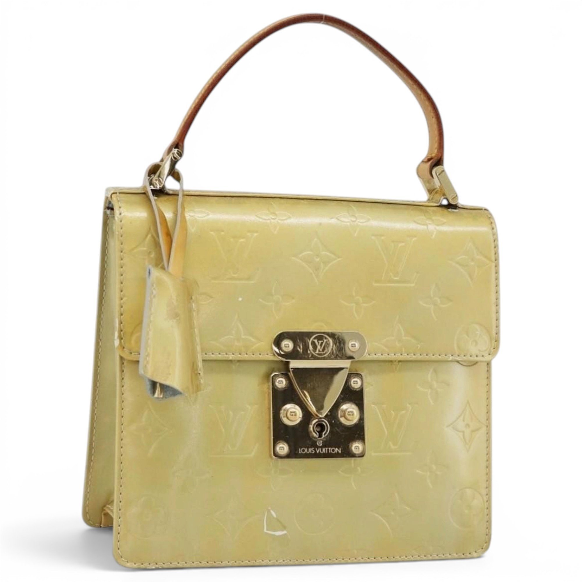 Spring street leather handbag