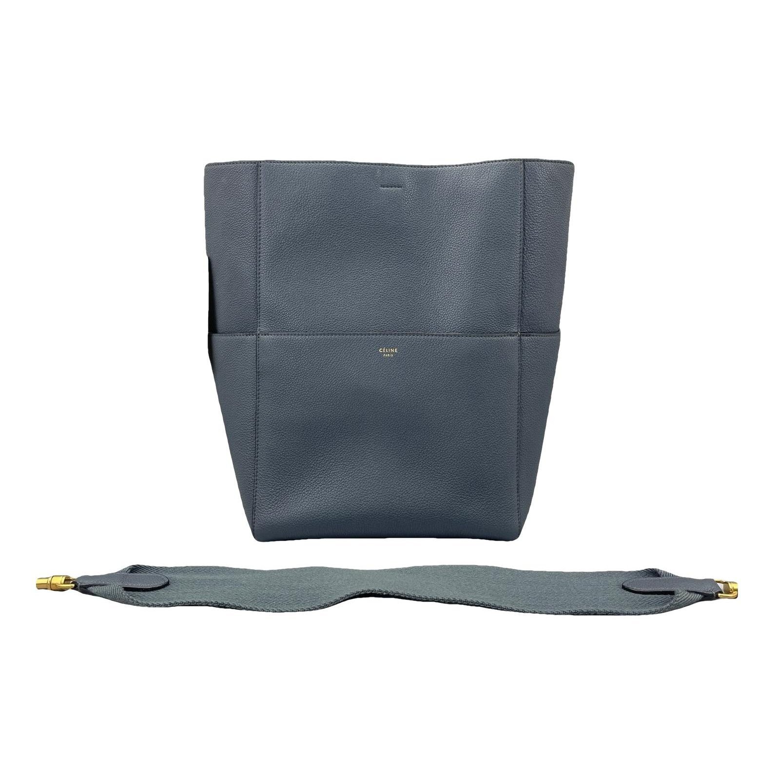 Seau Sangle leather handbag