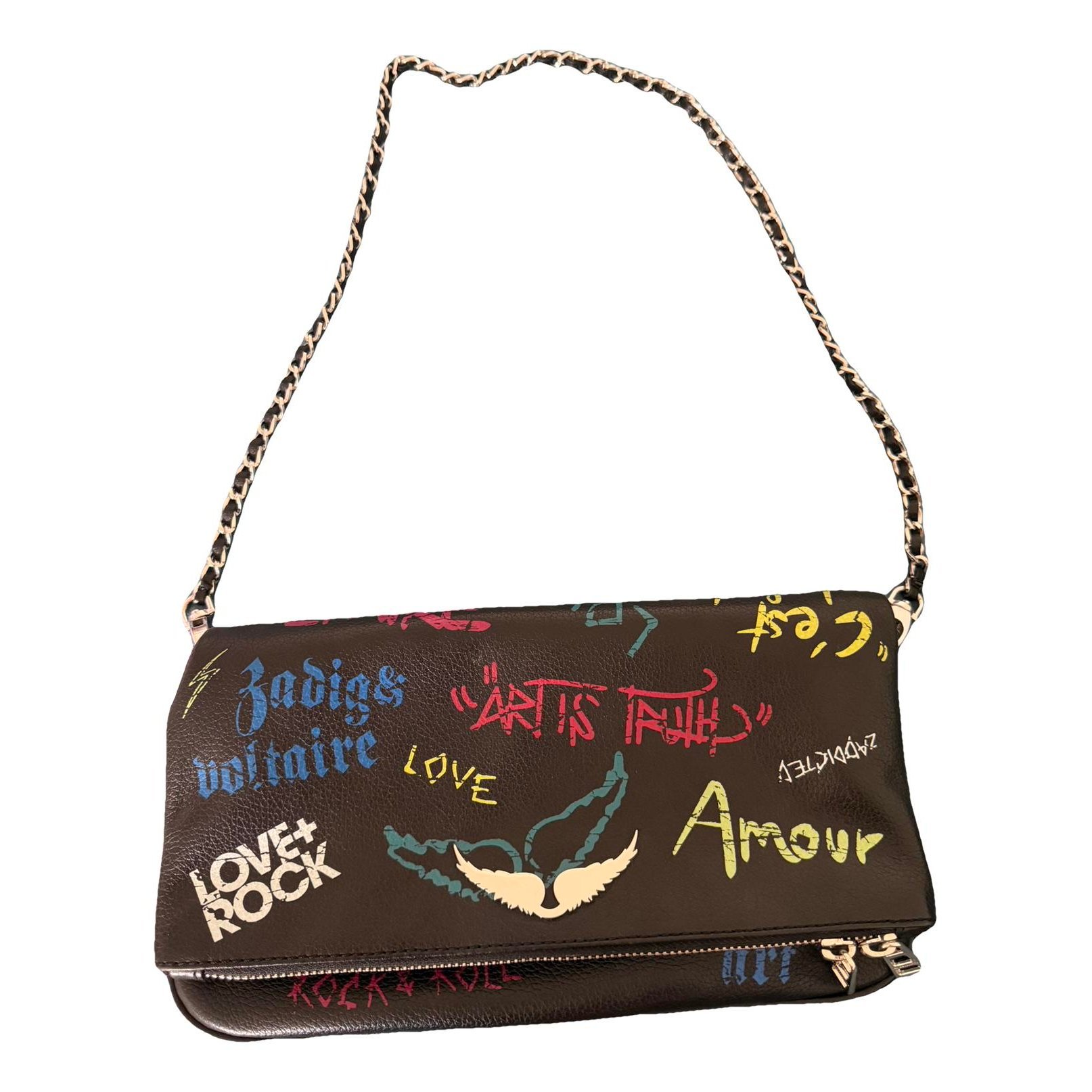 Leather crossbody bag