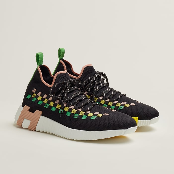 Multicolore Noir Tênis Slip-on Flex