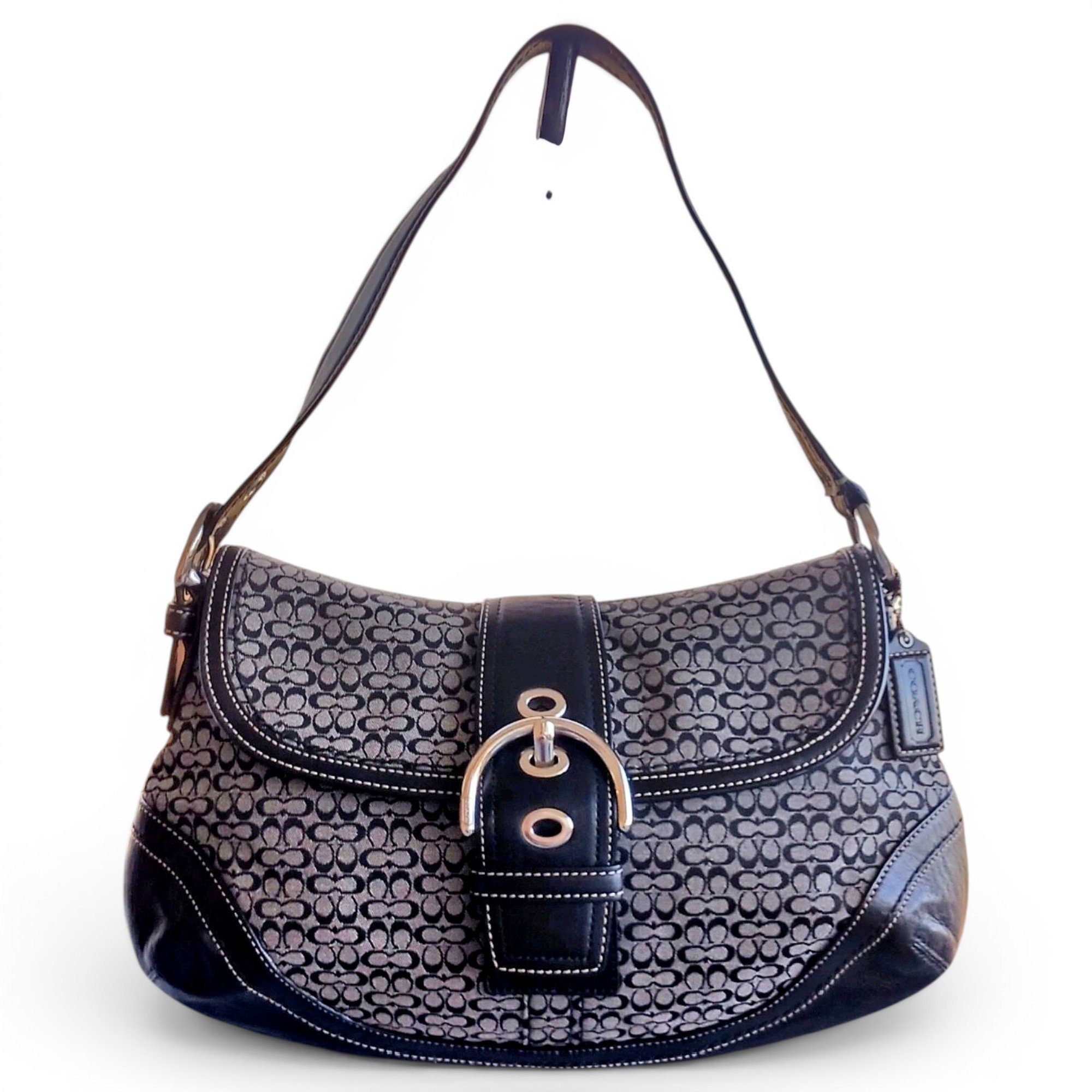 Signature Sufflette leather handbag
