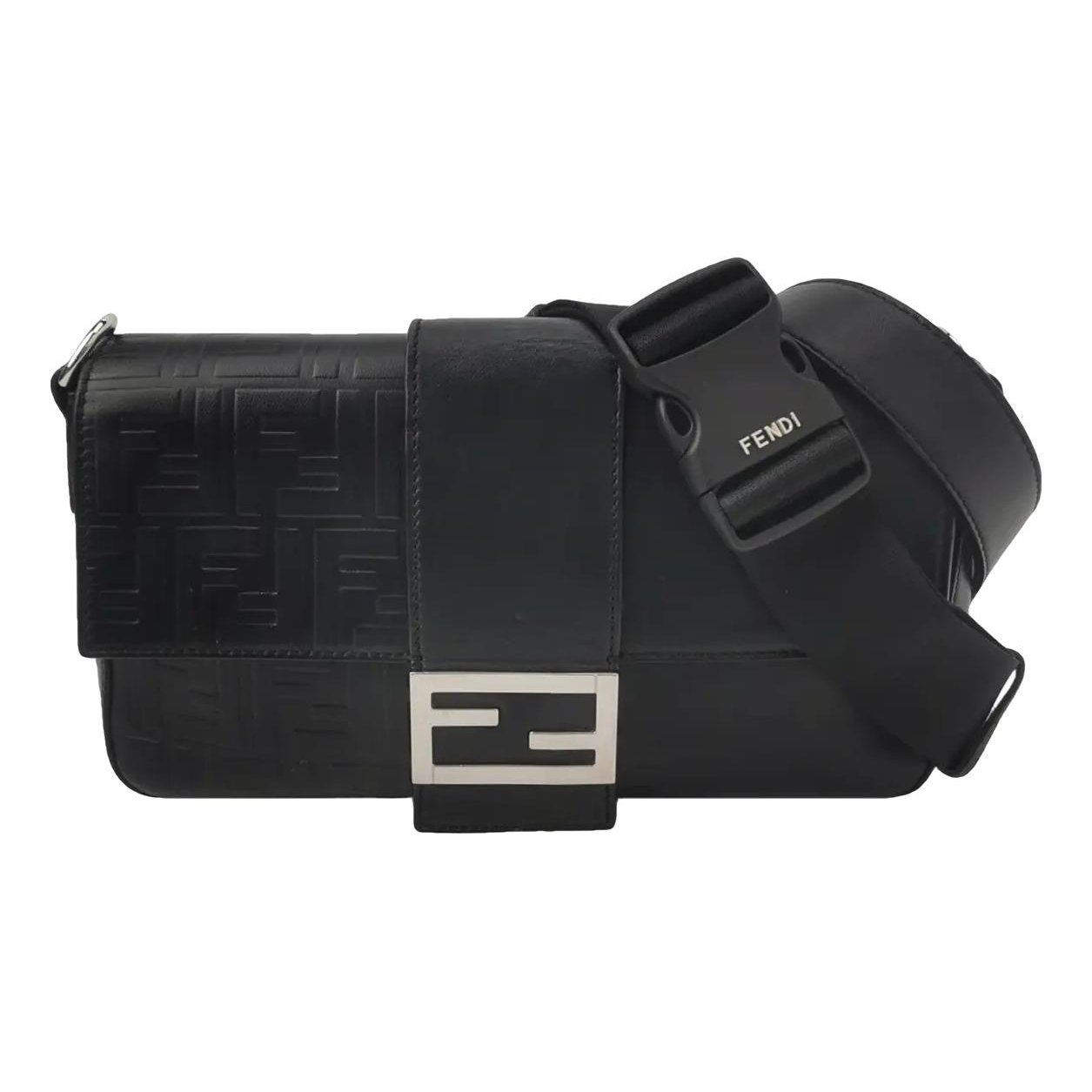 Baguette leather handbag
