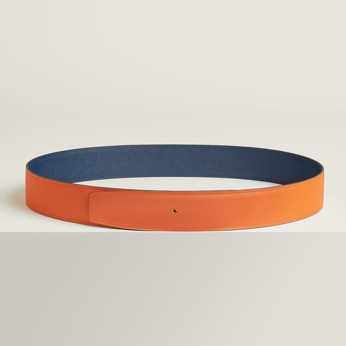 Reversible leather strap 38 mm
