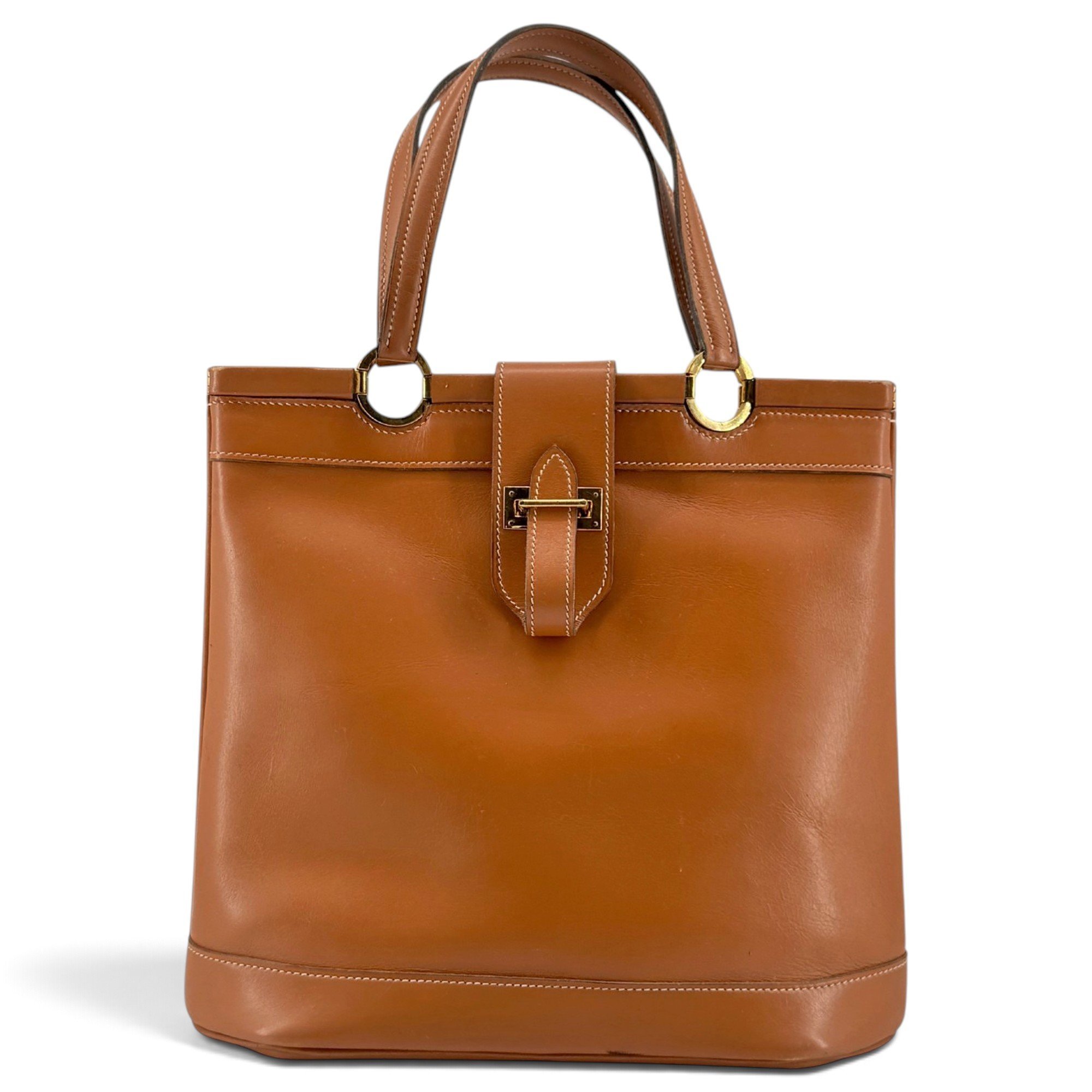 Leather tote