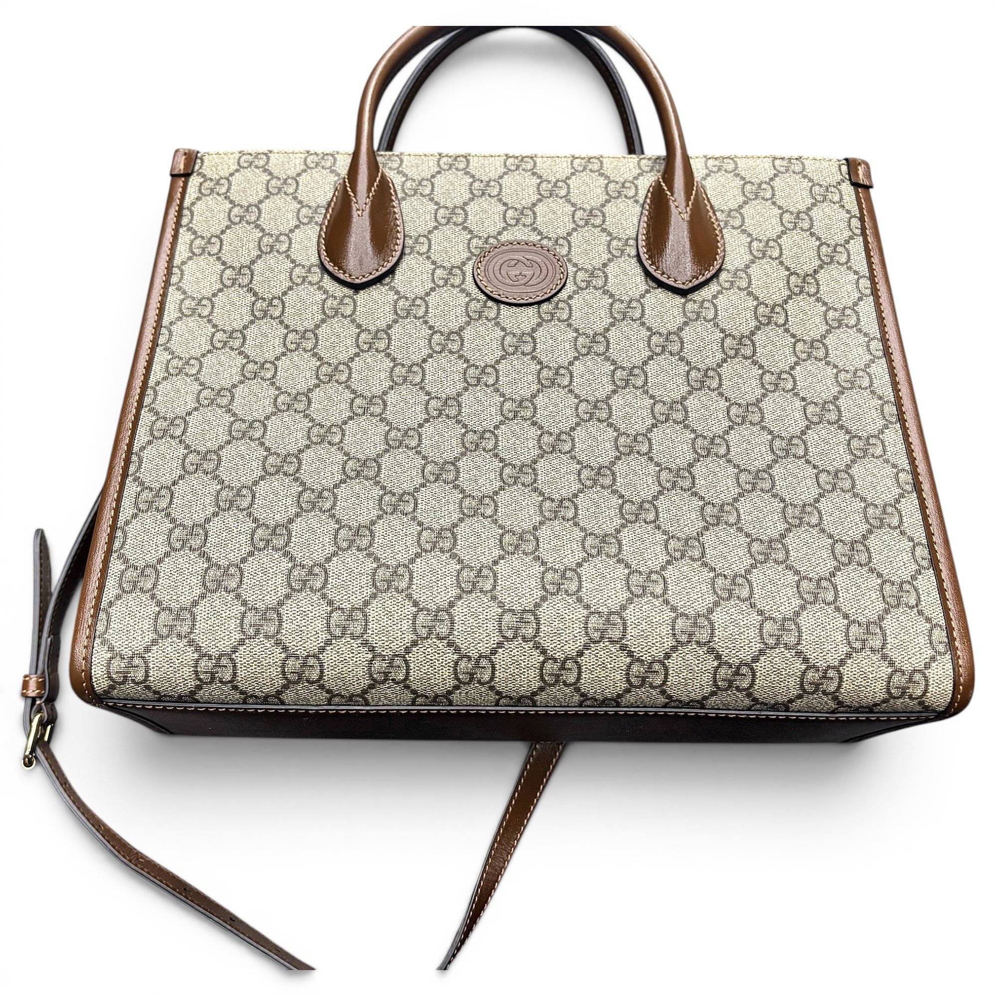 Ophidia leather tote