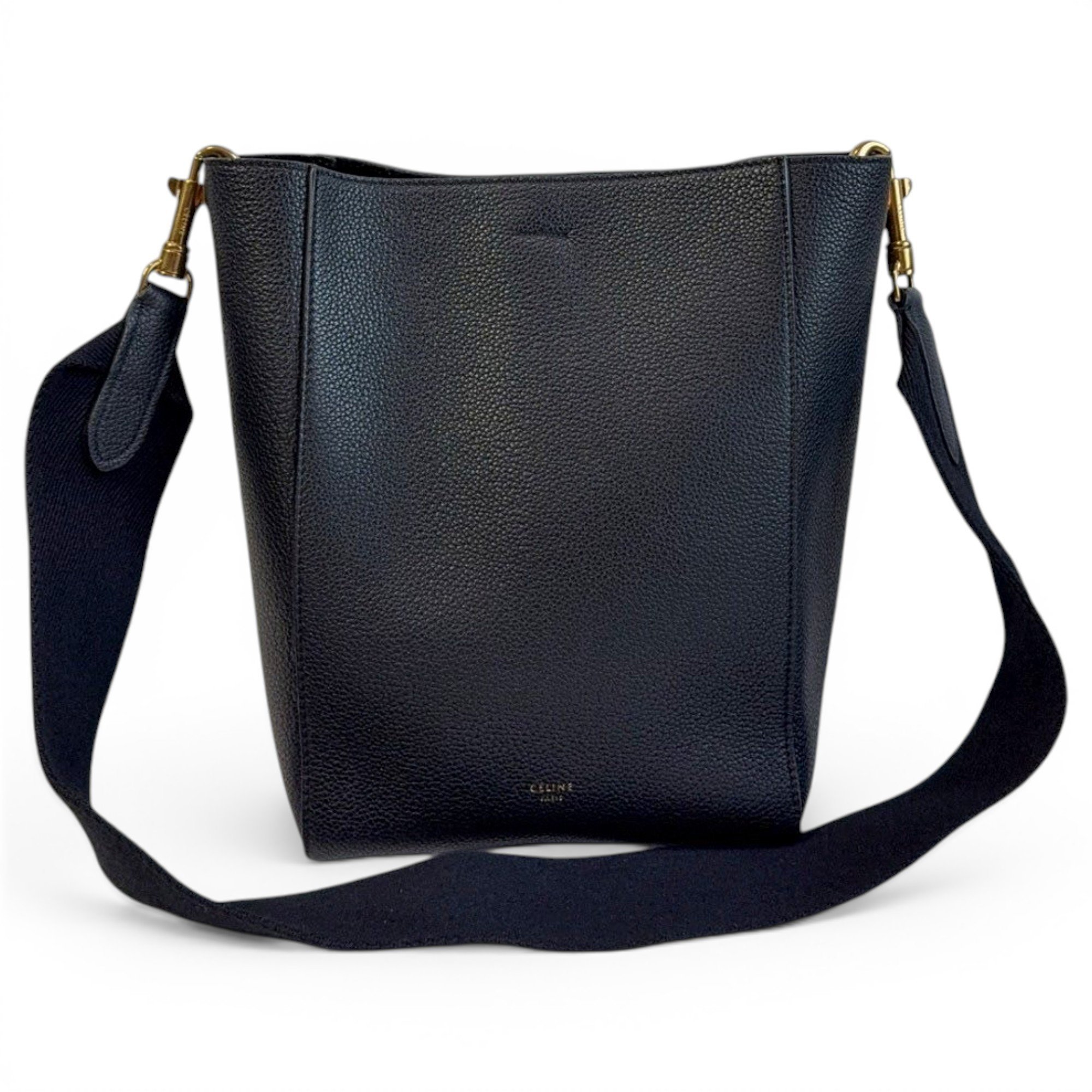 Seau Sangle leather tote