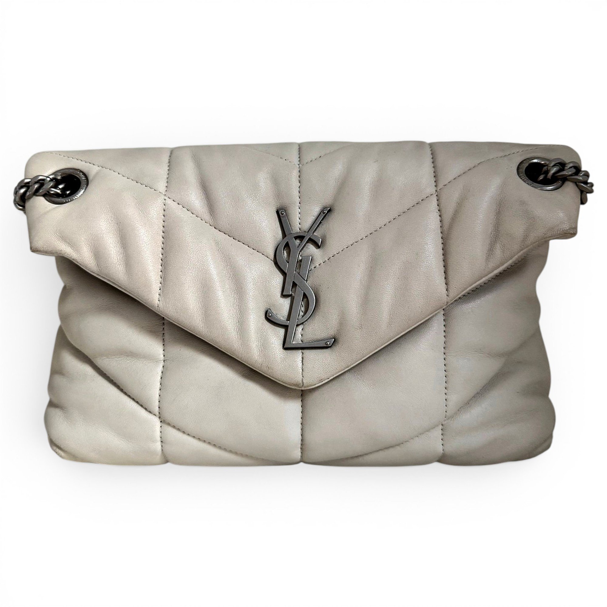 Loulou Puffer leather crossbody bag