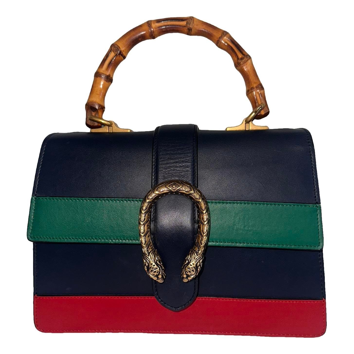 Dionysus Bamboo leather handbag