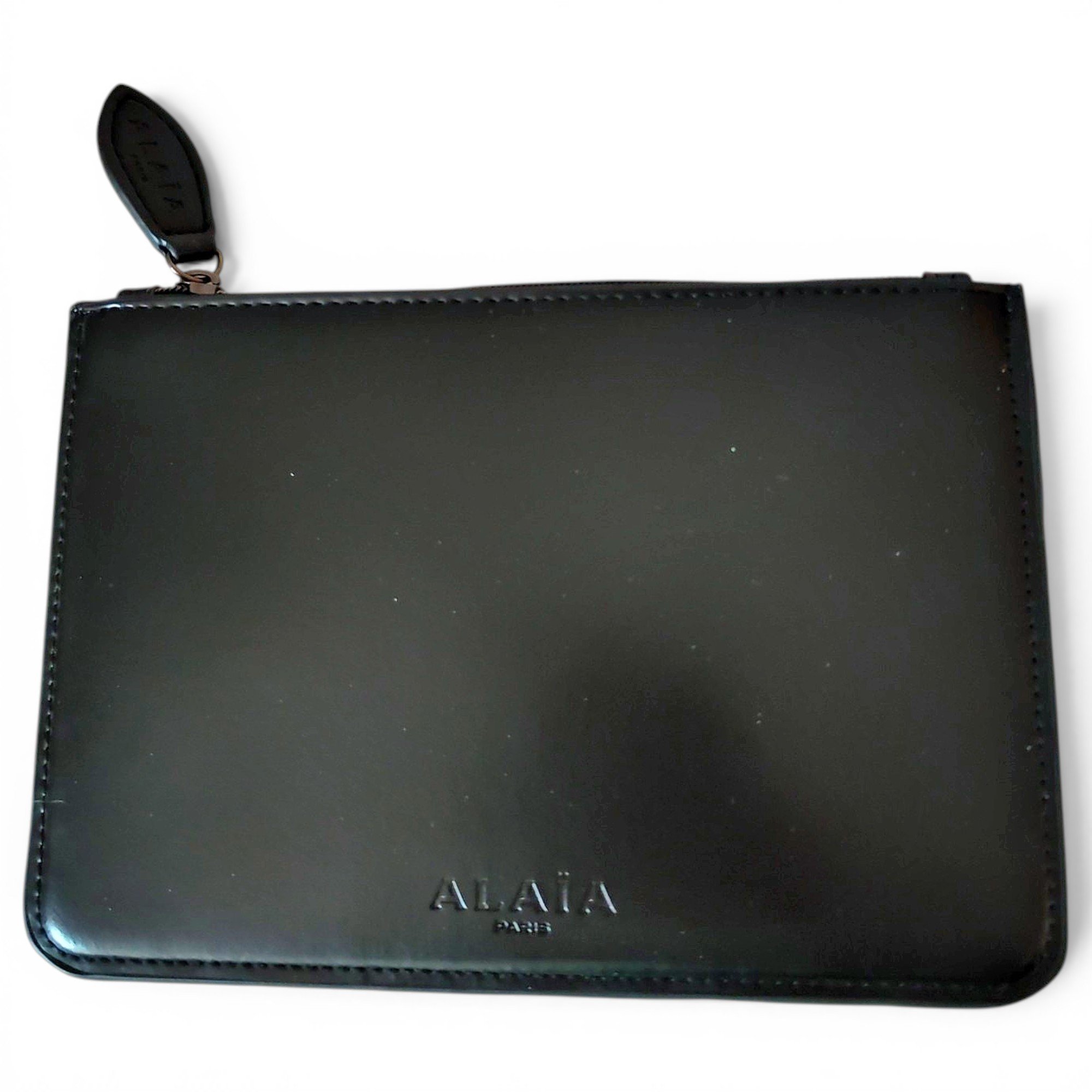 Vegan leather clutch bag