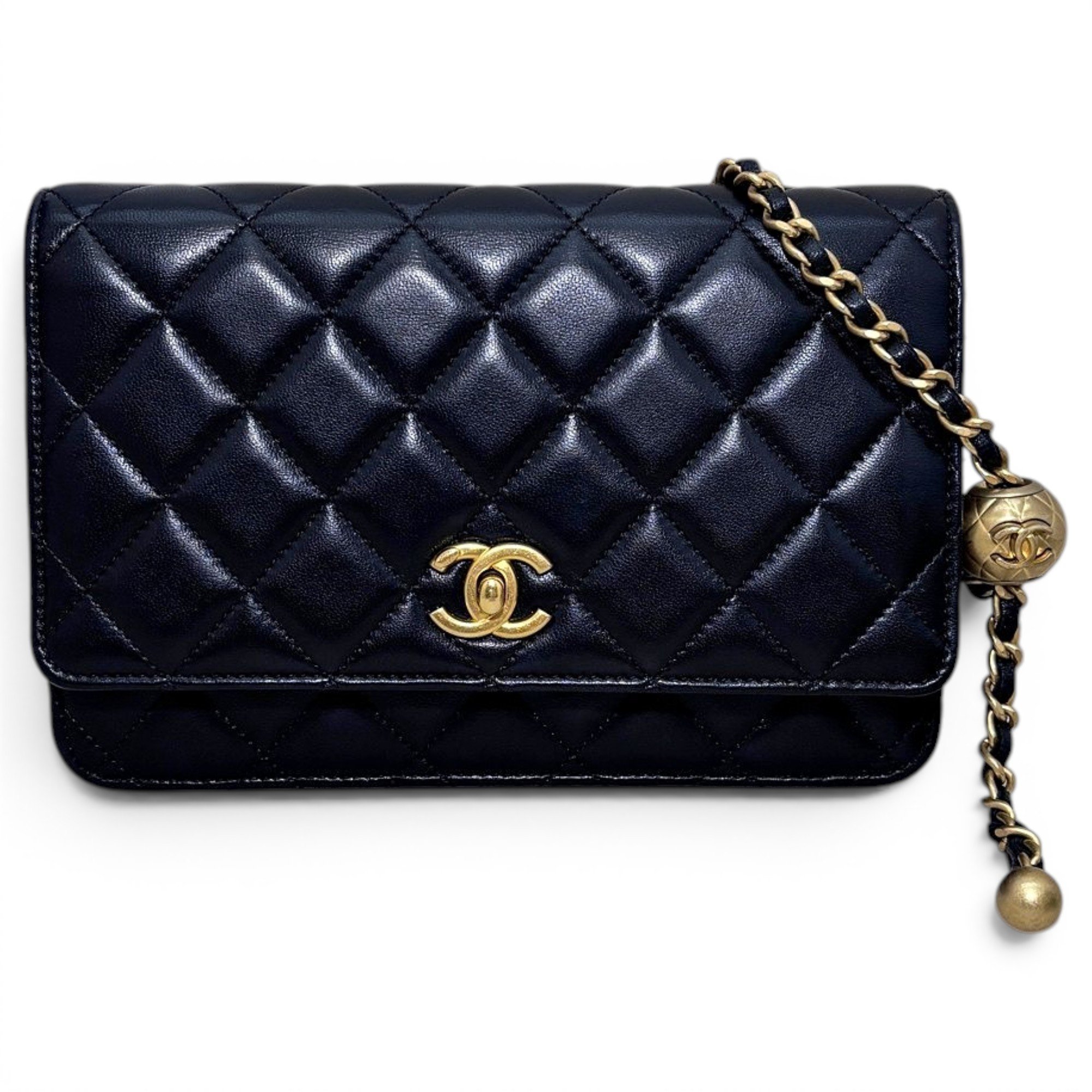 Trendy CC Flap leather handbag