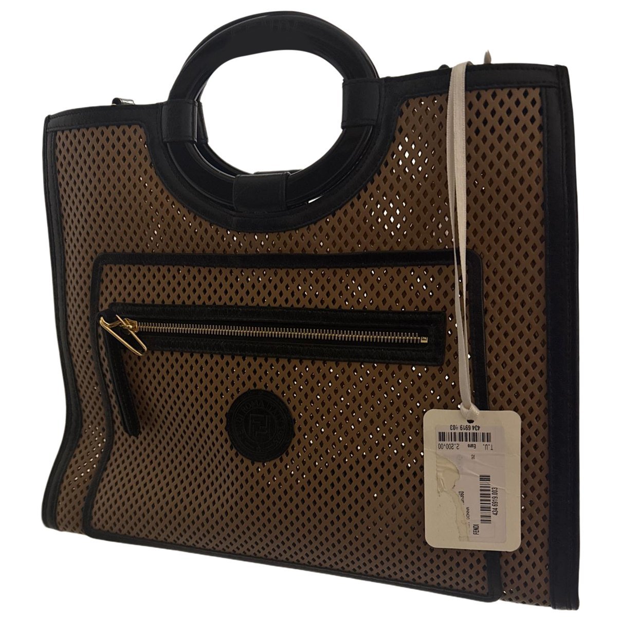 Runaway Shopping leather tote