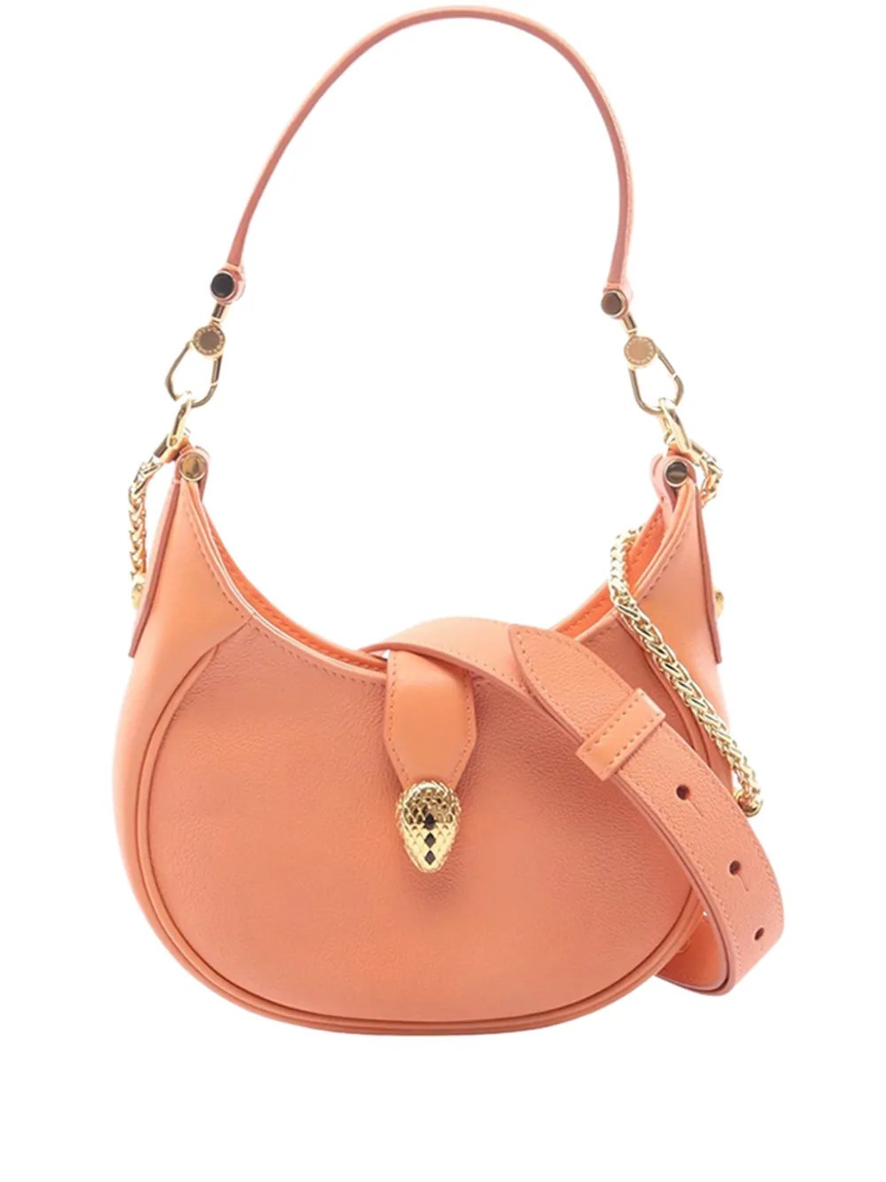 Bvlgari 2018-2026 Small Leather Serpenti Ellipse satchel