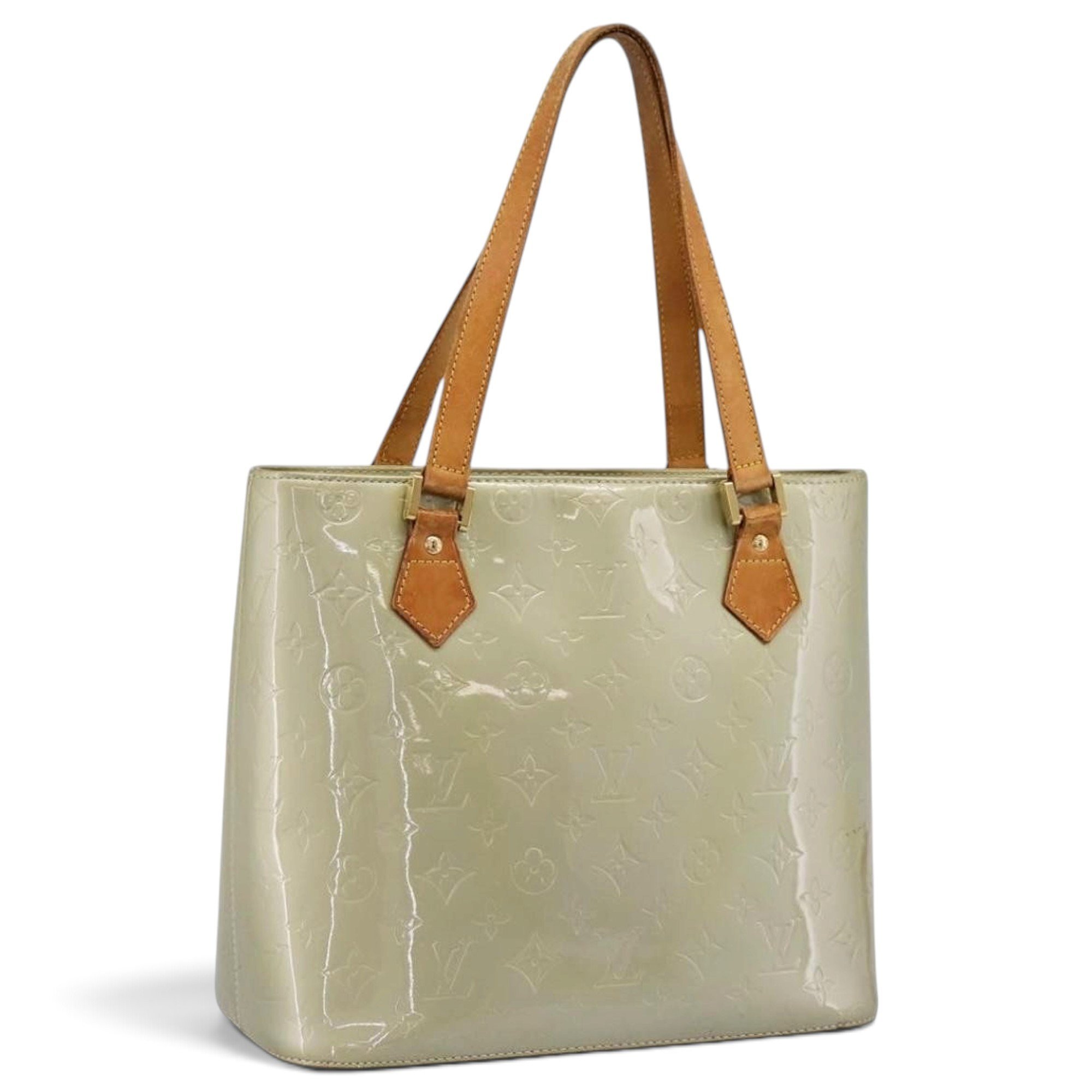 Houston patent leather handbag